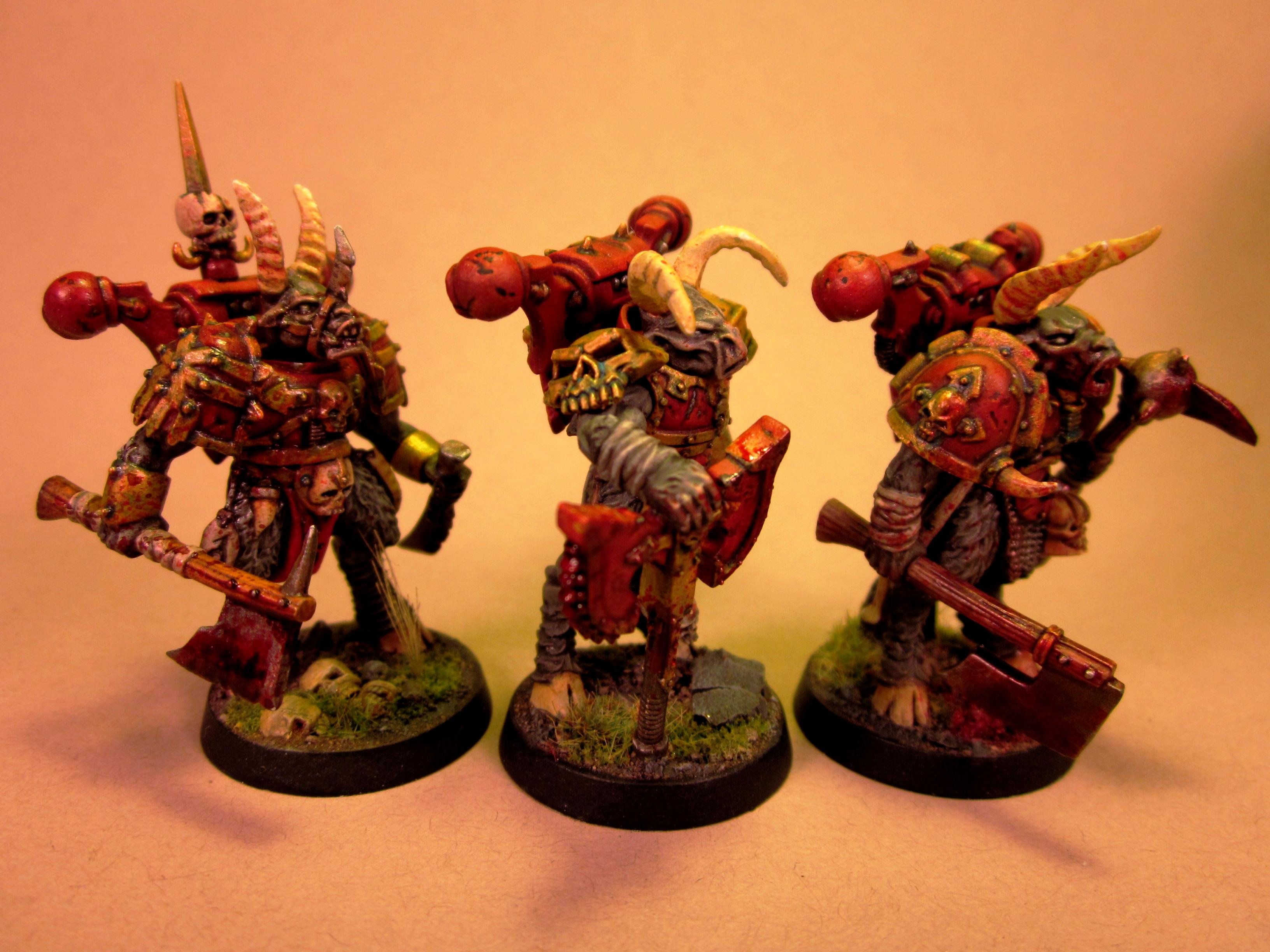 Beastmen, Beserker, Chaos, Conversion, Khorne