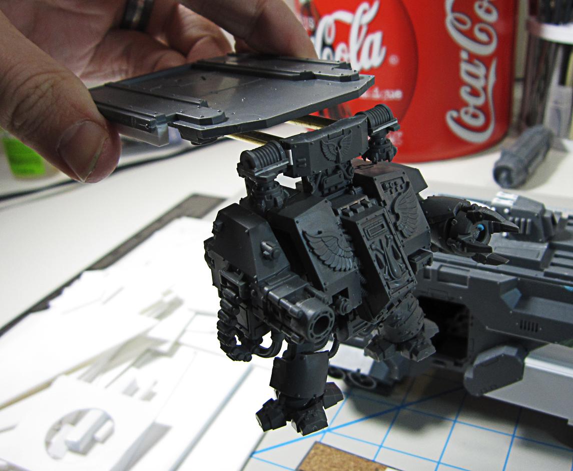 SR dread delivery system close up, dread attached