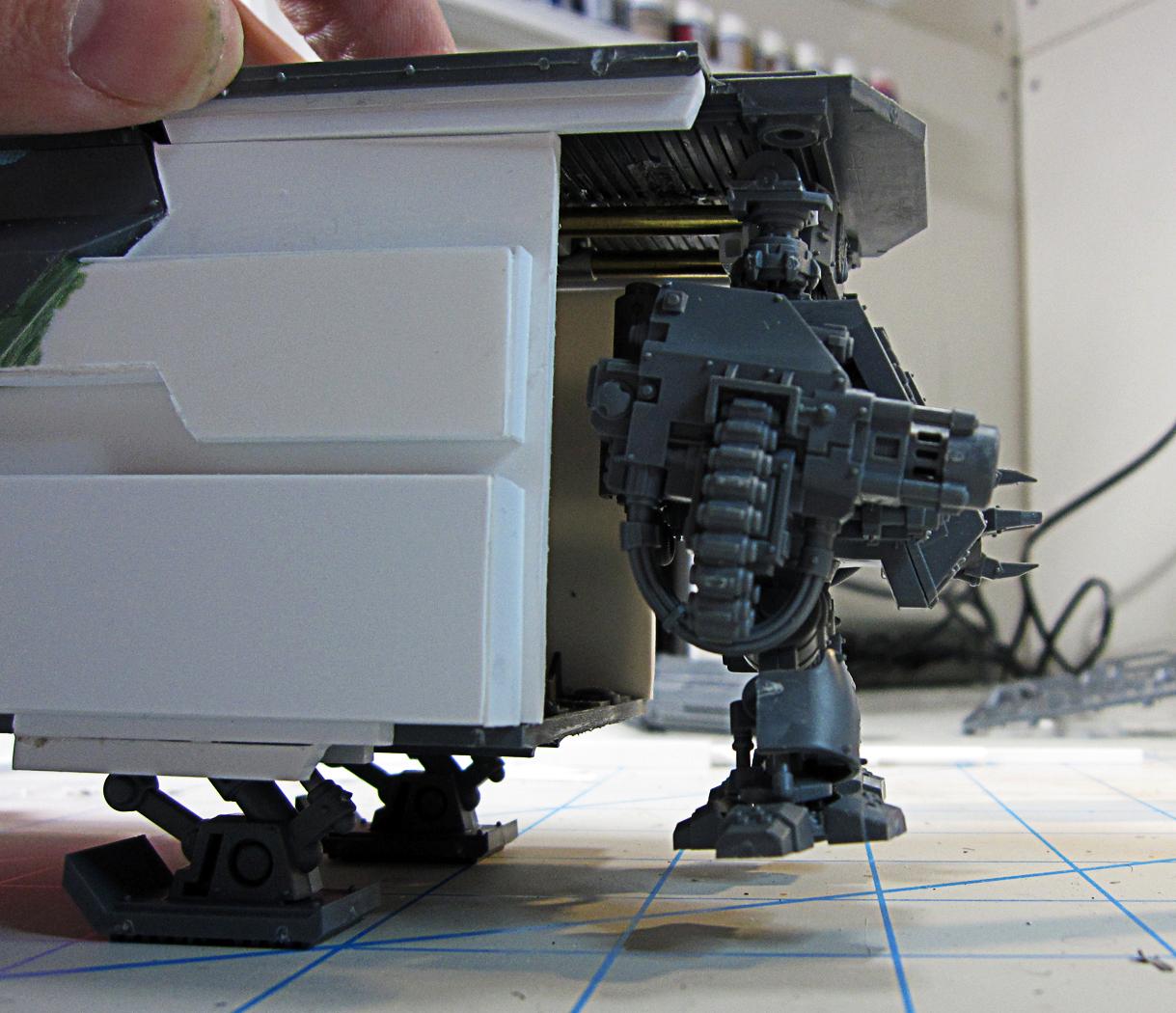 SR dread delivery system close up, dread attached