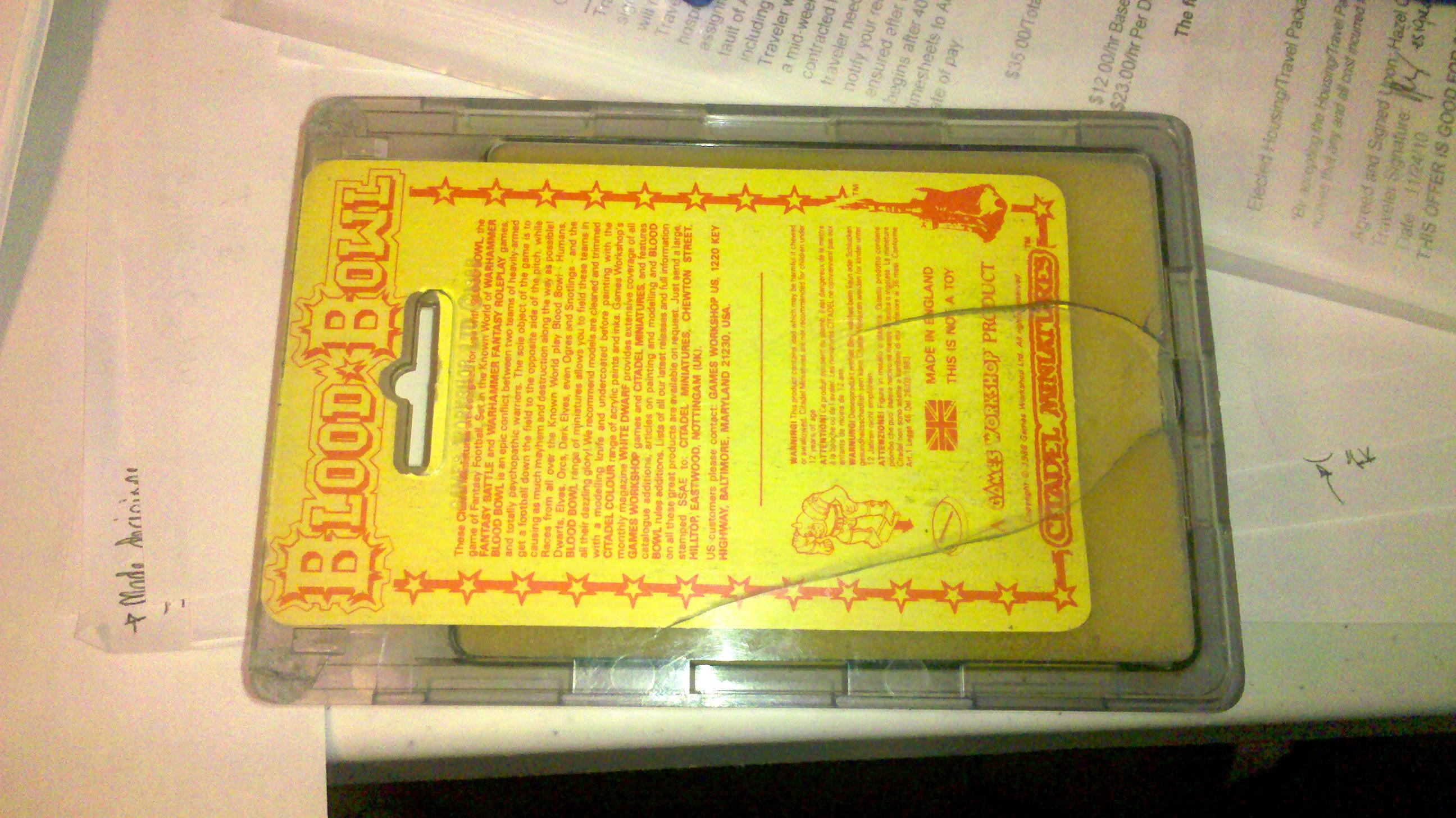 Back of blood bowl box
