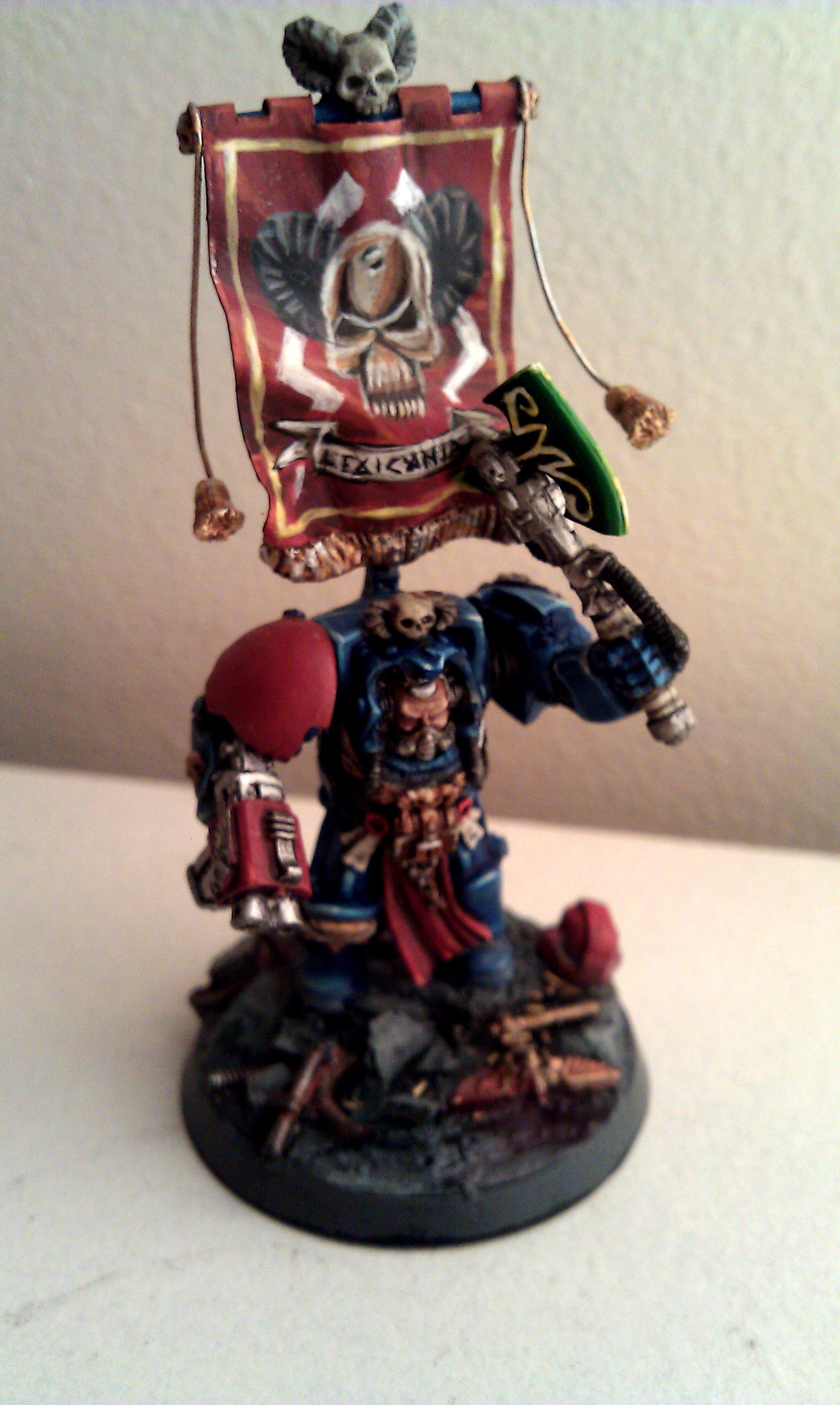 Assault, Freehand, Librarian, Painted, Space Marines, Terminator Armor