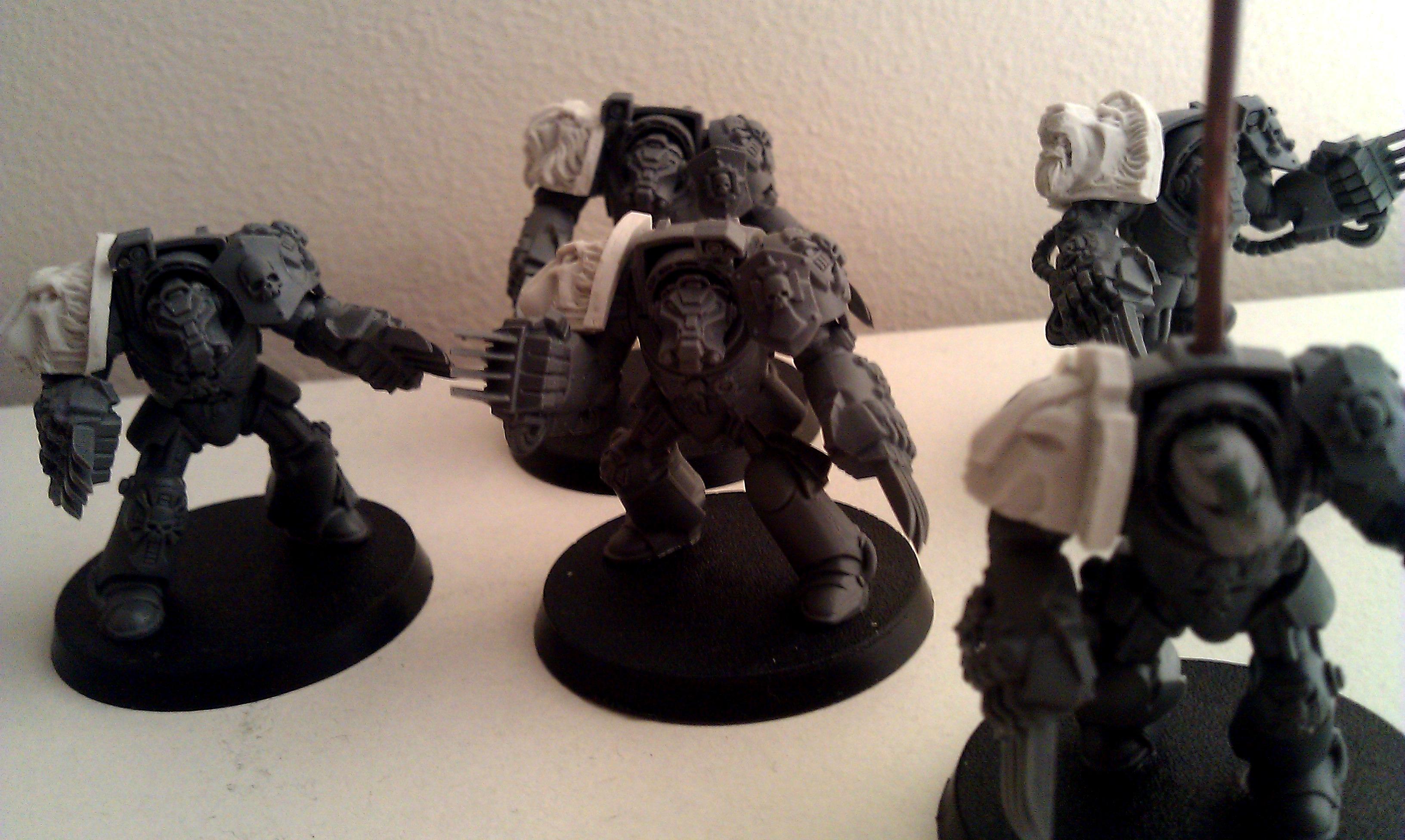 Assault, Freehand, Librarian, Painted, Space Marines, Terminator Armor
