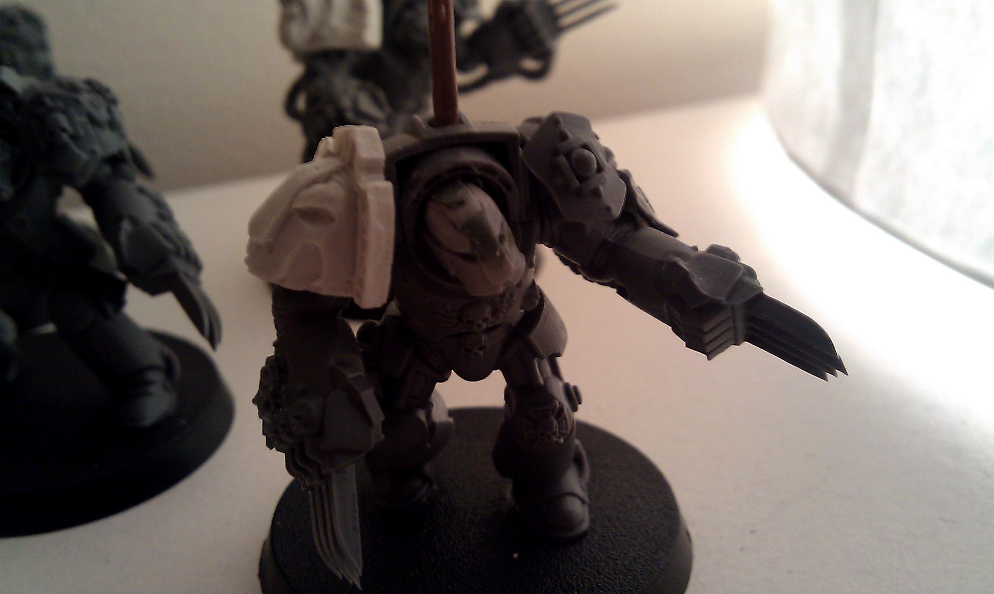 Assault, Freehand, Librarian, Painted, Space Marines, Terminator Armor