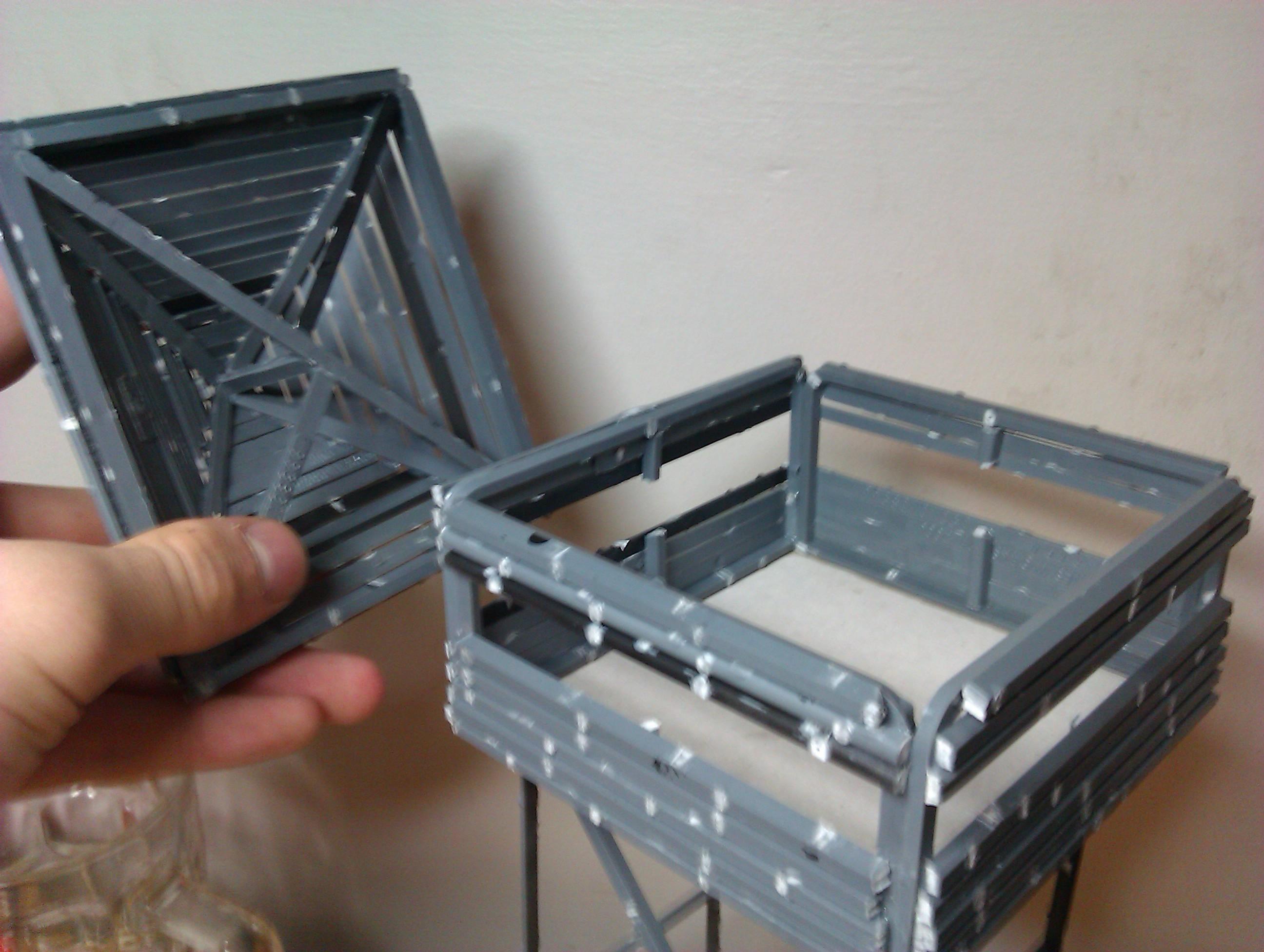 Bunker, Frame, Recycle, Sprues, Tower