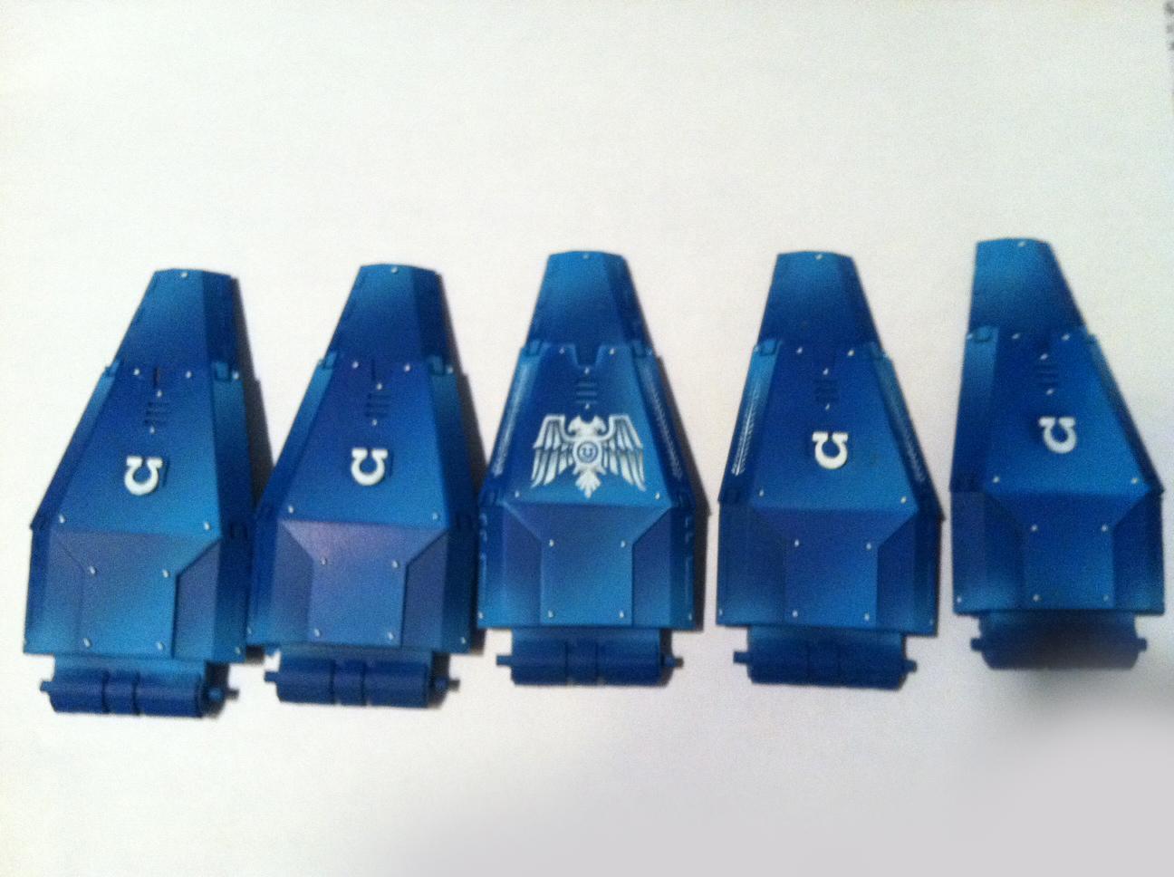 Airbrush, Drop Pod, Drop Pod Doors, Ultramarines