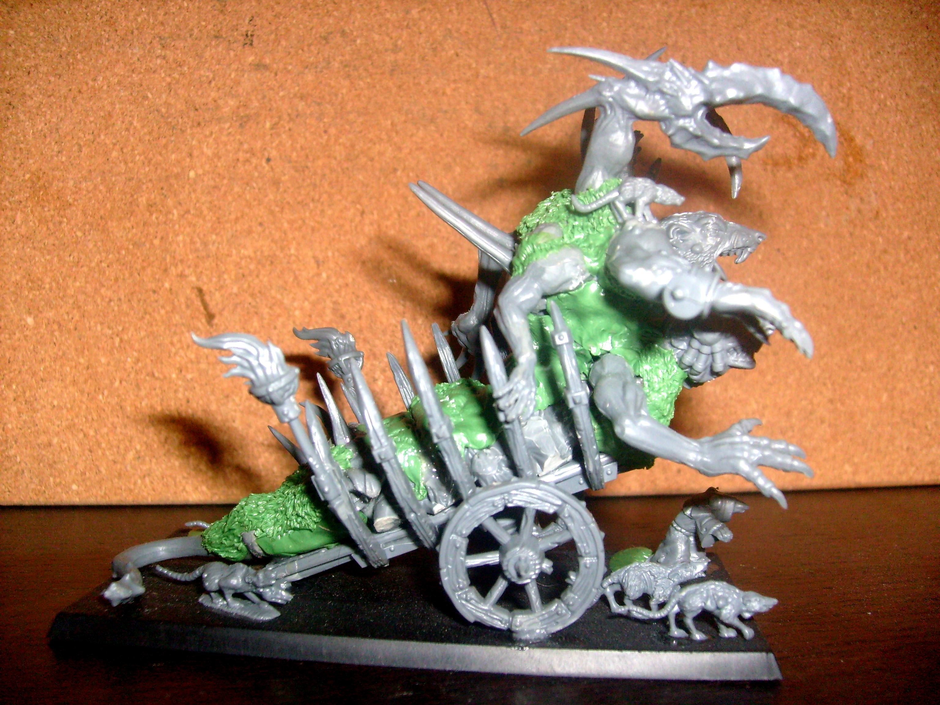 Conversion, Greenstuff, Skaven, Warhammer Fantasy, Work In Progress