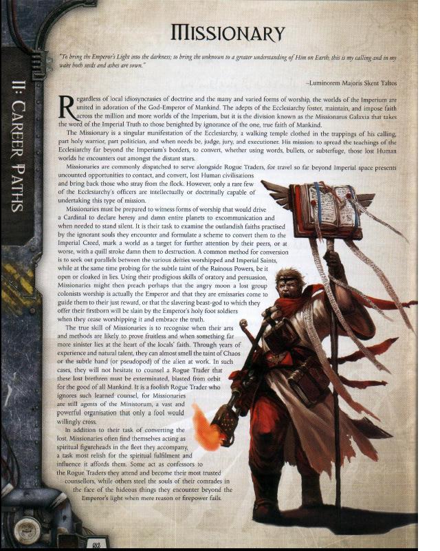 Rogue trader missionary fantasy flight games