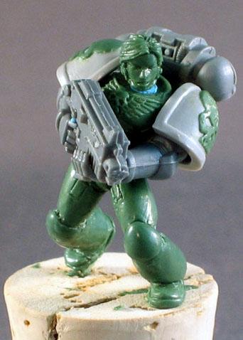 Female, Greenstuff, Space Marines