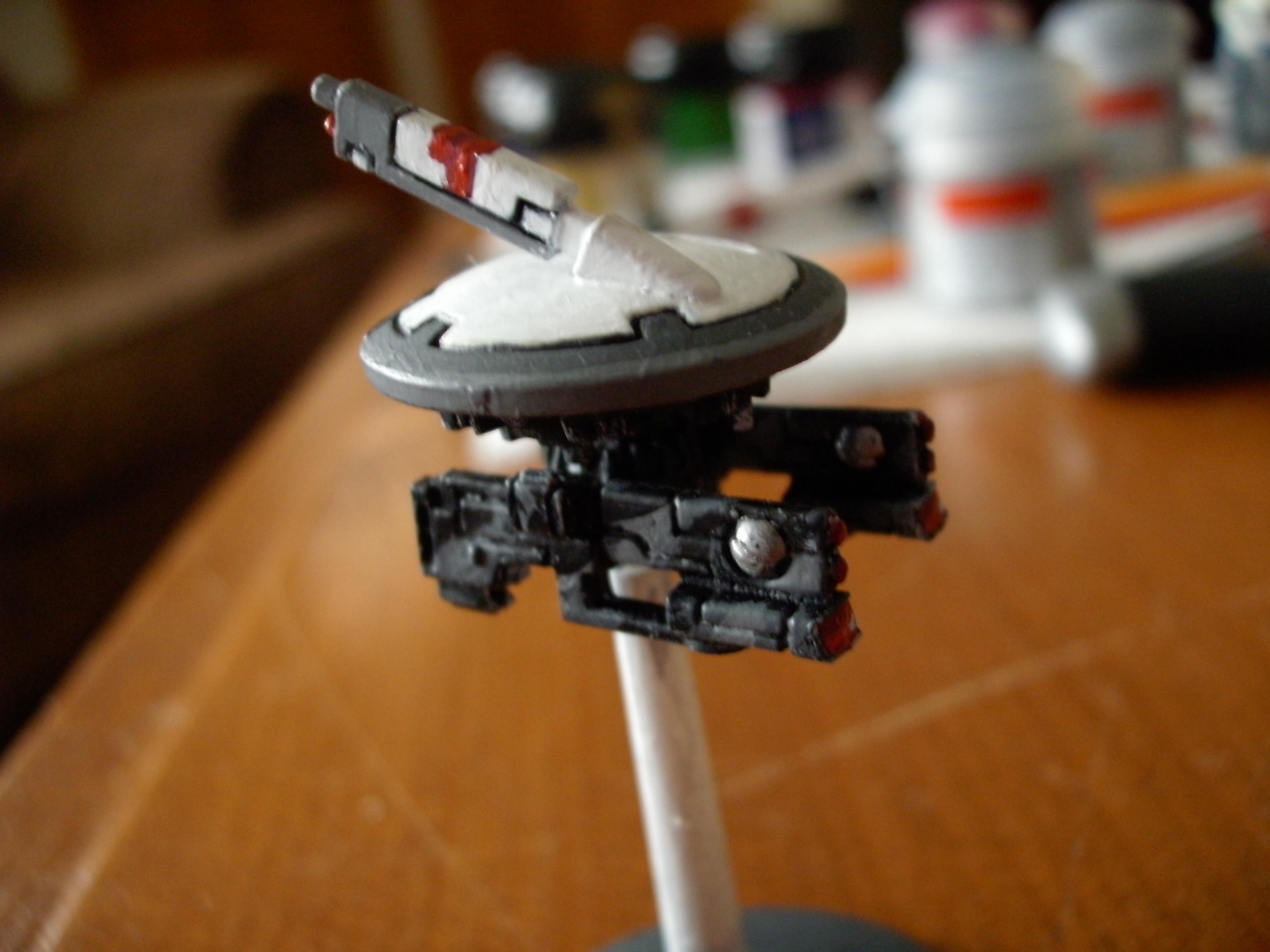 A much better paint job and better picture of one of my gun drones