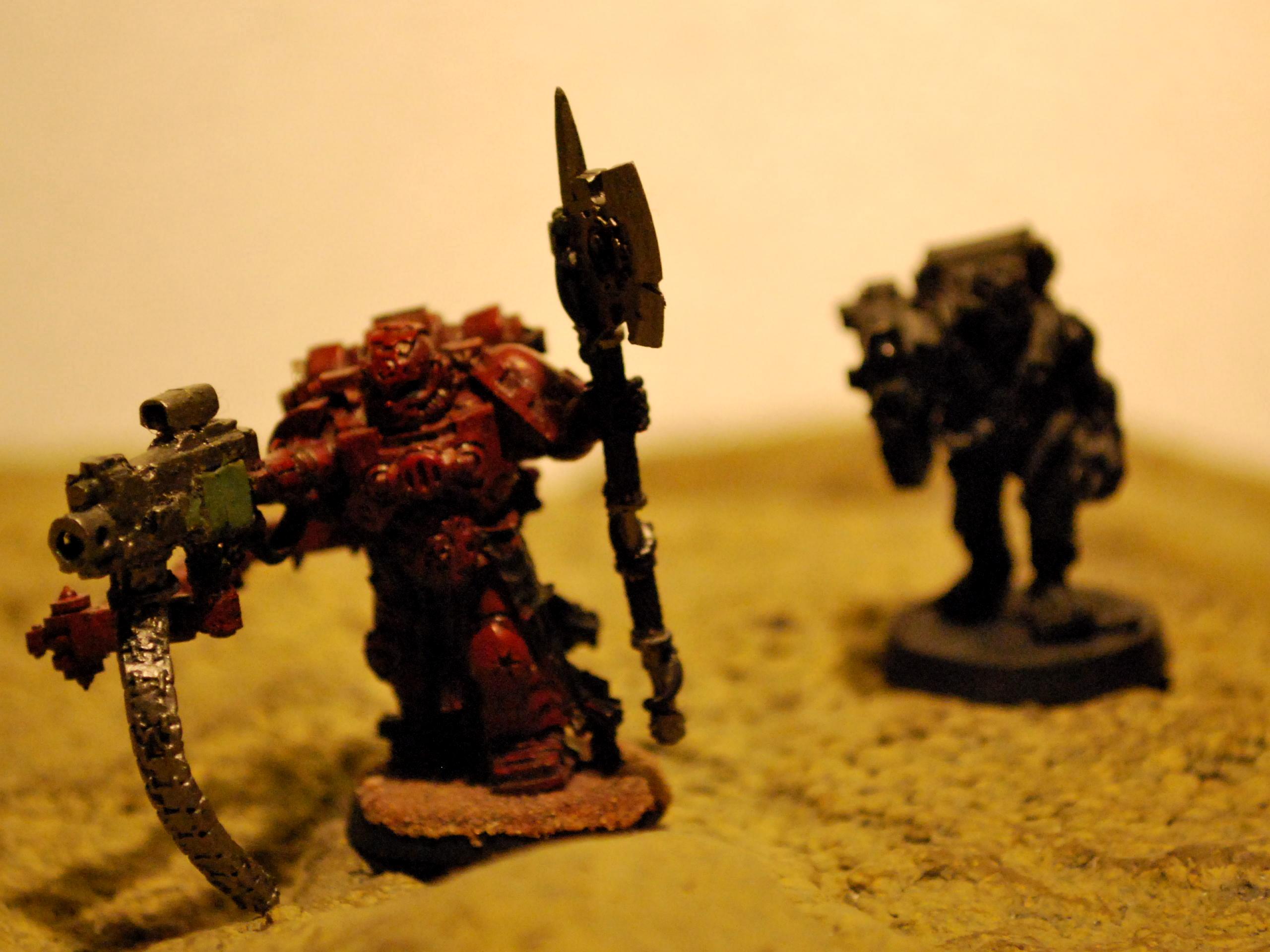 heavy bolter with 1 hand