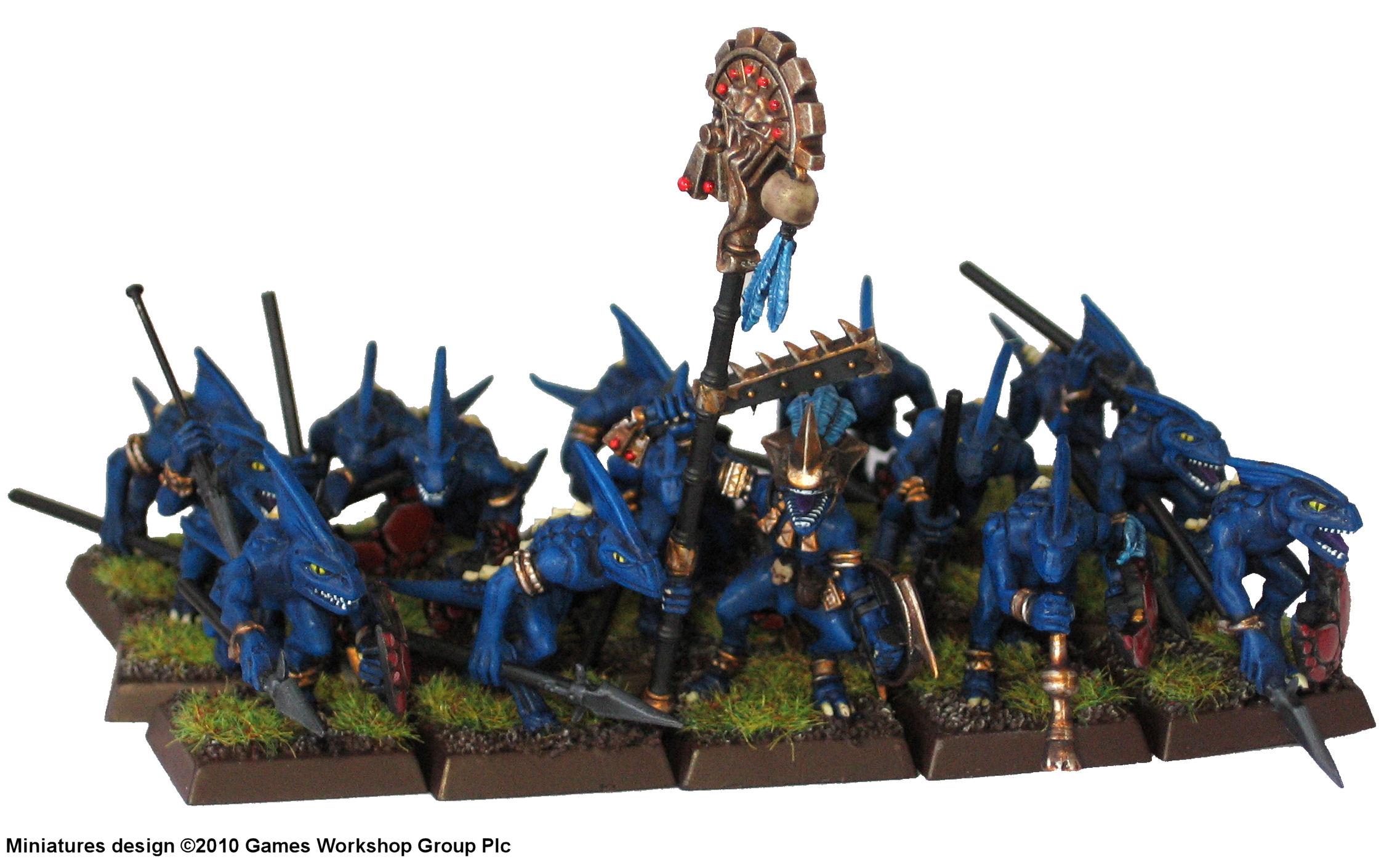 Lizardmen, Skinks, lizardmen, skink