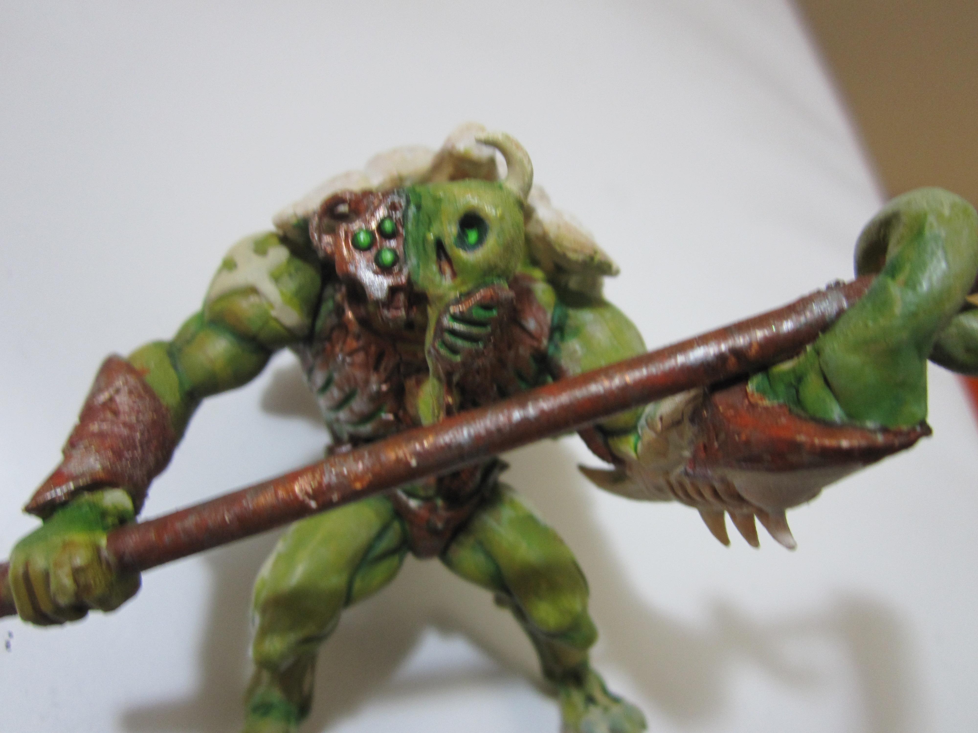 Chaos Daemons, Conversion, Daemon Prince, Nurgle, Warhammer 40,000, Work In Progress