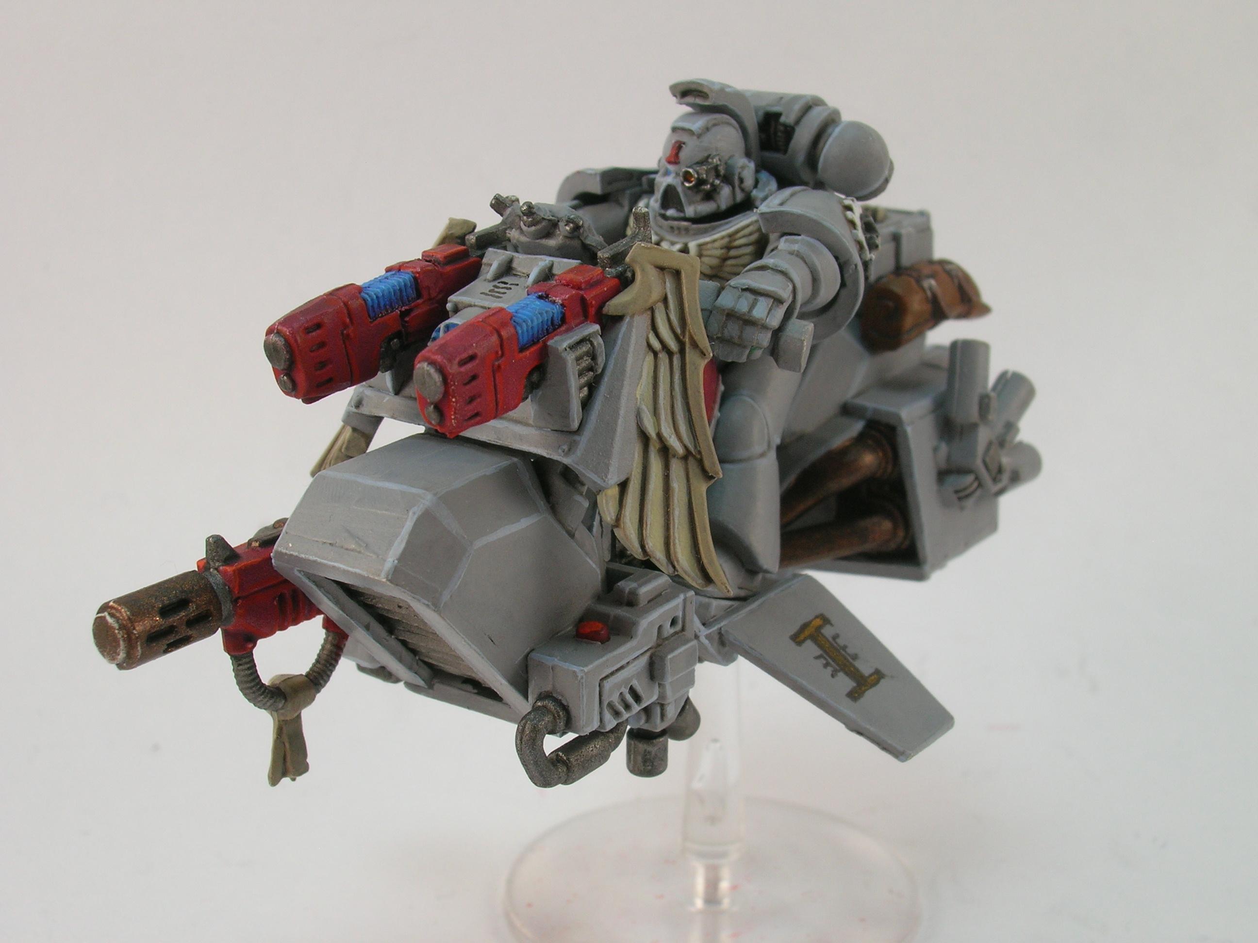 Conversion, Jetbike, Painted Around 2009 To Current, Plasma Gun, Space Marines
