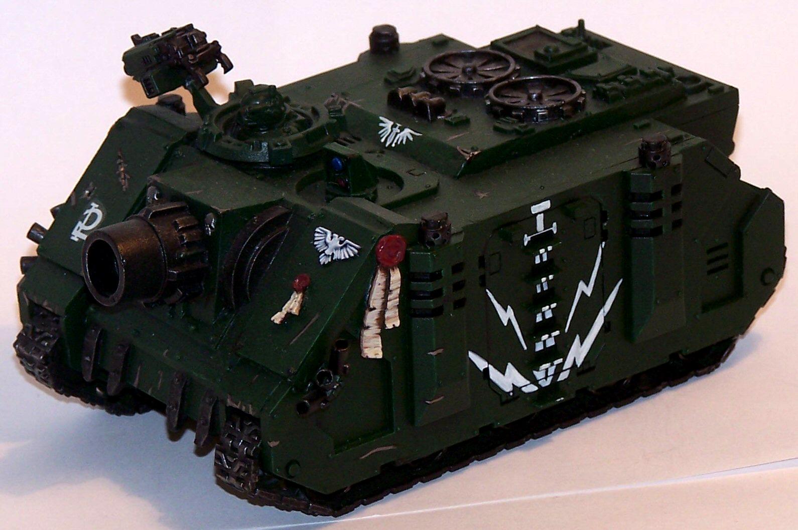 Conversion, Dark Angels, Rhino, Space Marines, Vindicator