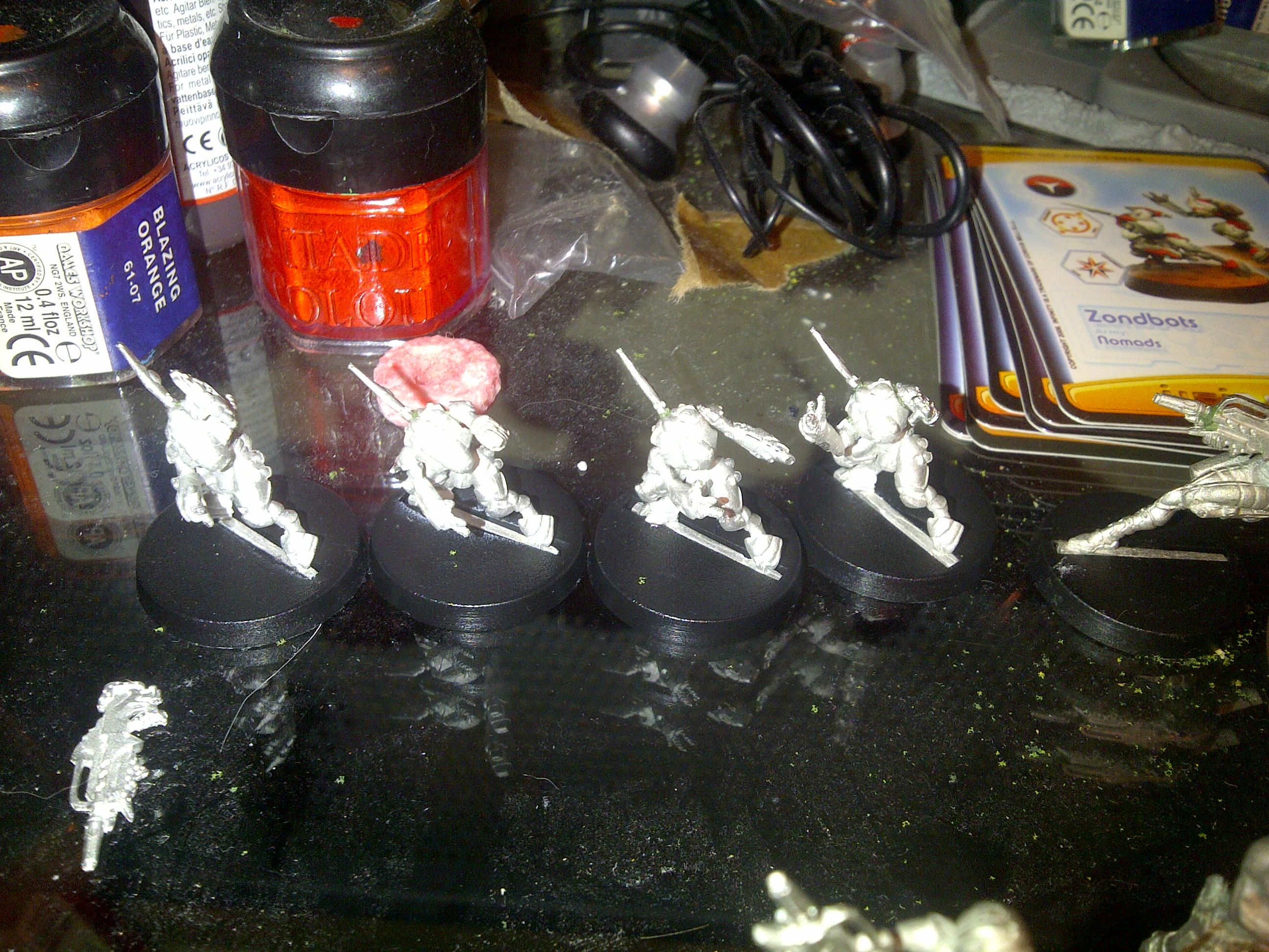 Infinity, Nomads, Zondbot WIP