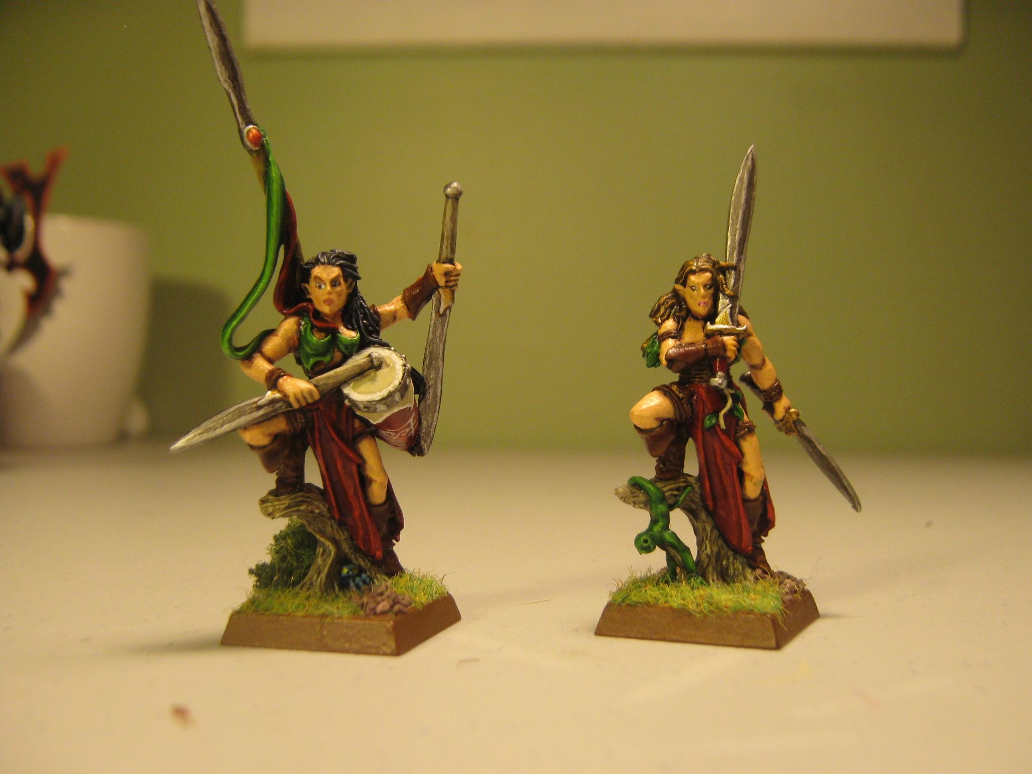 Bow, Dryads, Elves, Forest, Glade Guard, Spellsinger, Spellweaver, Sword, Treeman, Wardancer, Wardancers, Warhammer Fantasy, Warhawks, Wood, Wood Elves