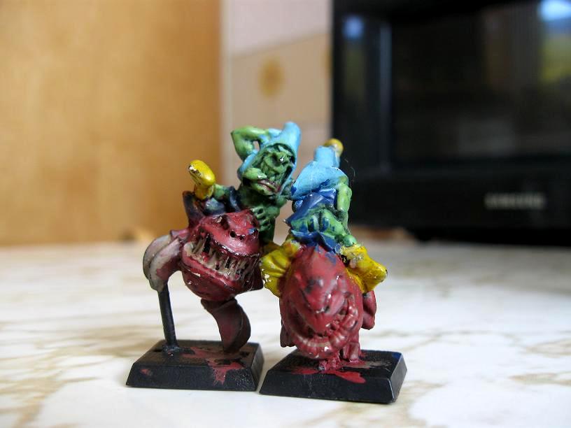 Goblins, Greenskin, Night Goblins, Squig Hoppers, Squigs