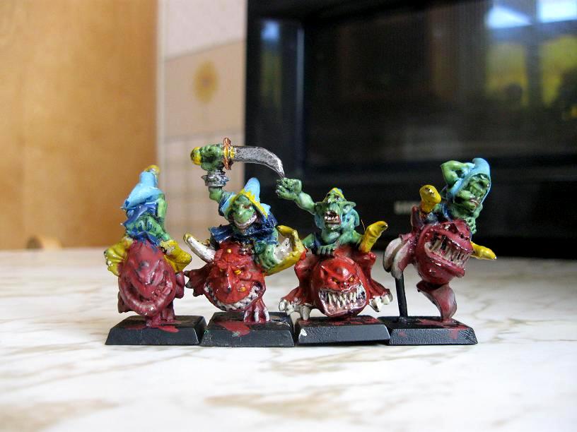 Goblins, Greenskin, Night Goblins, Squig Hoppers, Squigs
