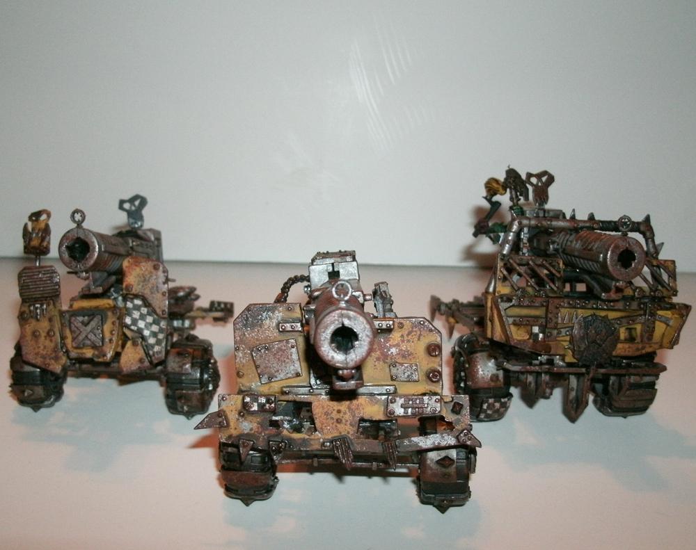 Big Gunz, Conversion, Kannon, Orks, Warhammer 40,000