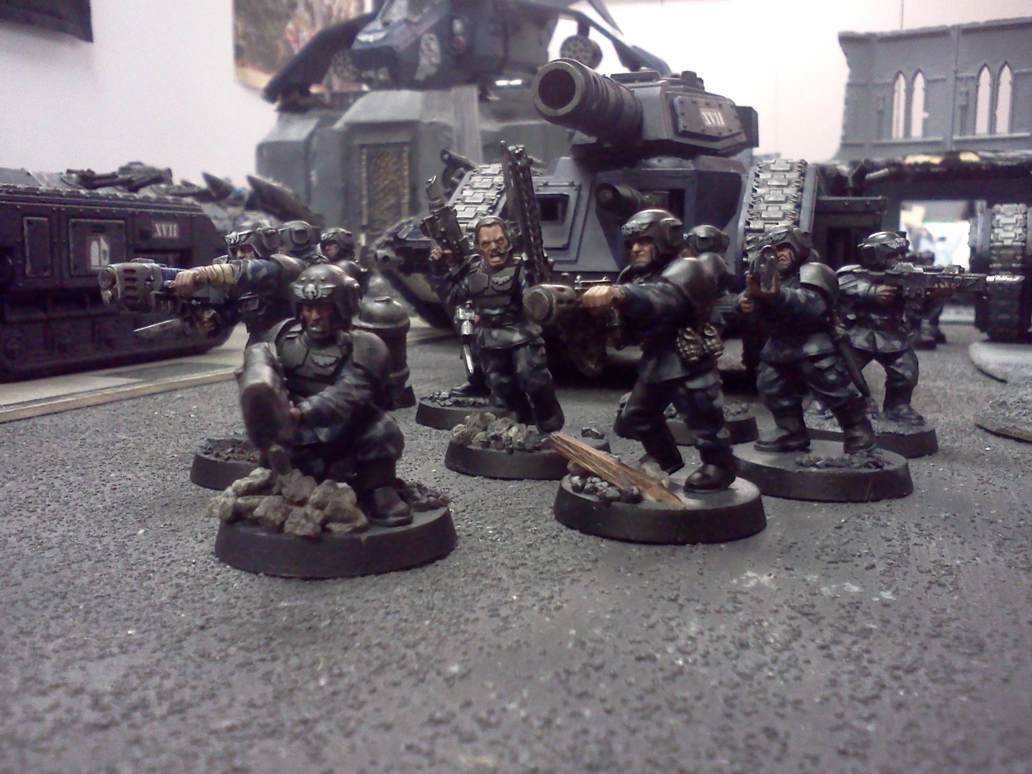 Cadians, Headquarters, Hq Squad, Imperial Guard