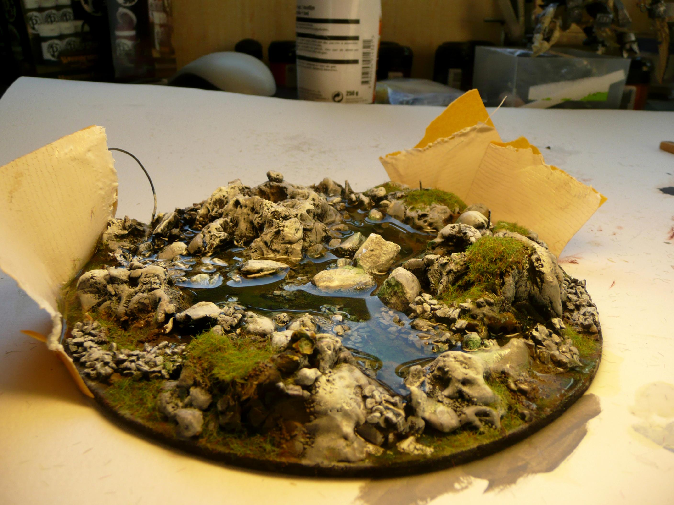 Blood, Carnifex, Diorama, Dreadnought, Gore, Scene, Space Marines, Tyranide, Tyranids, War, Warhammer 40,000, Warhammer Fantasy, White Scars