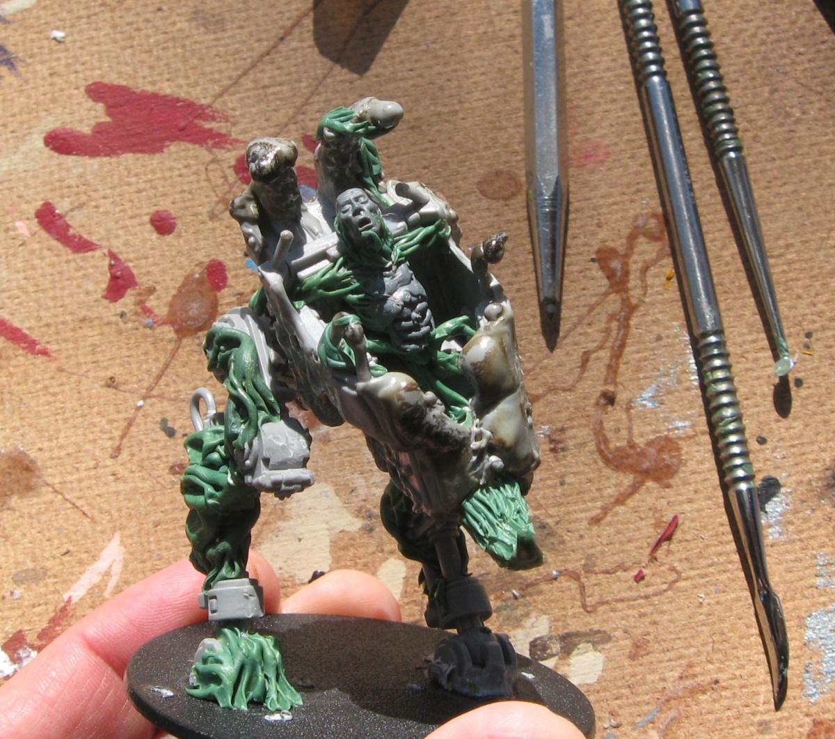 Chaos Daemons, Conversion, Daemon Prince, Daemons, Nurgle
