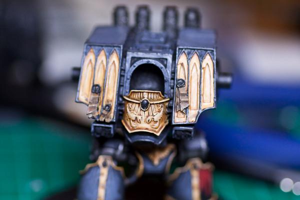 Dreadnought, Red Scorpions, Space Marines, Venerable Dreadnought