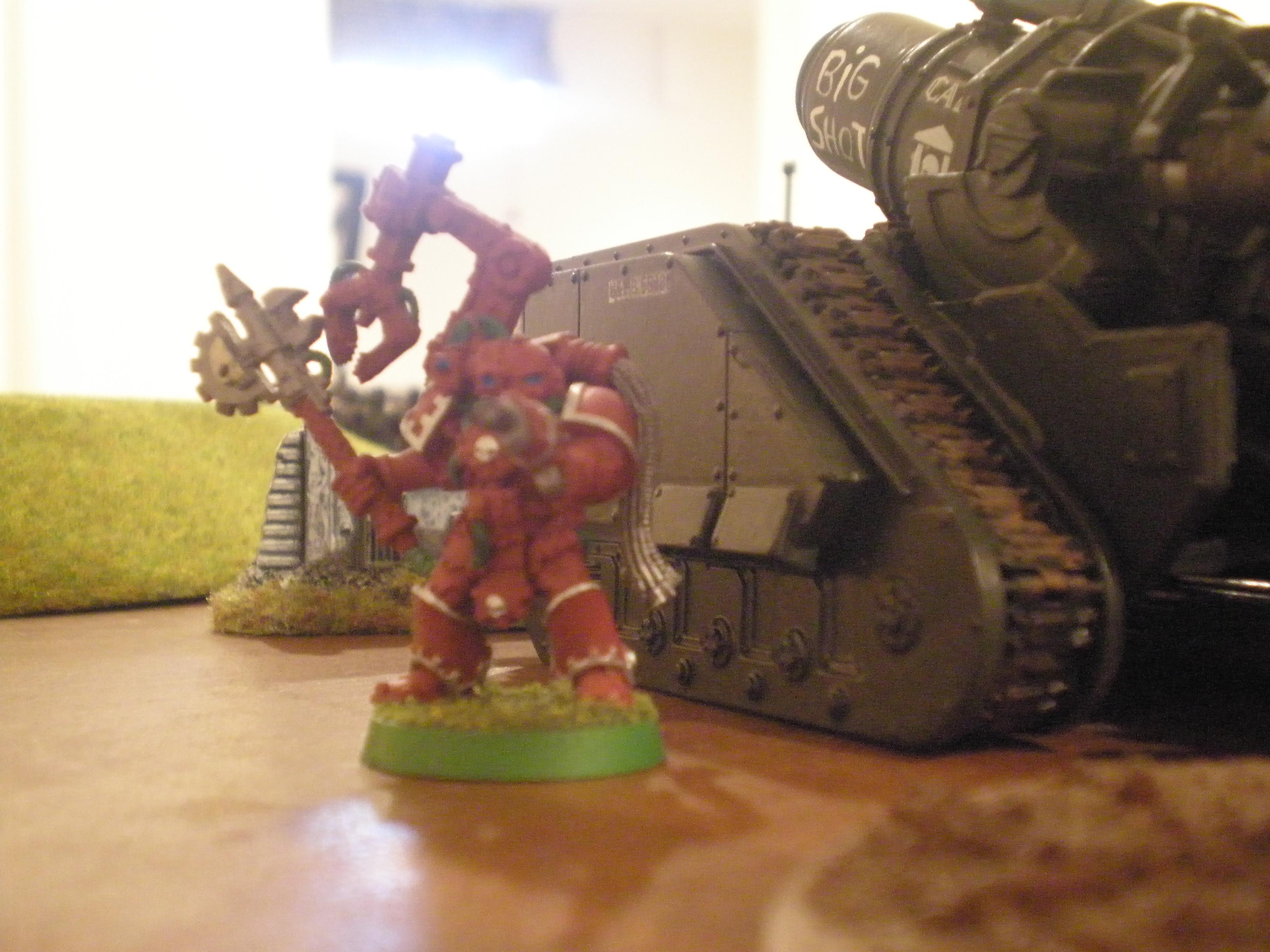 Imperial Guard, A tech adept zealously guards this artillery vehicle