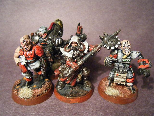 Techpriest and Servitors