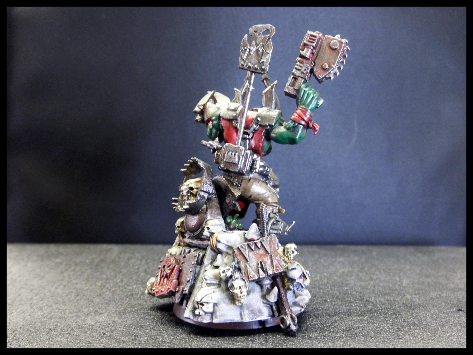 Green, Greenskins, Orks, Warboss