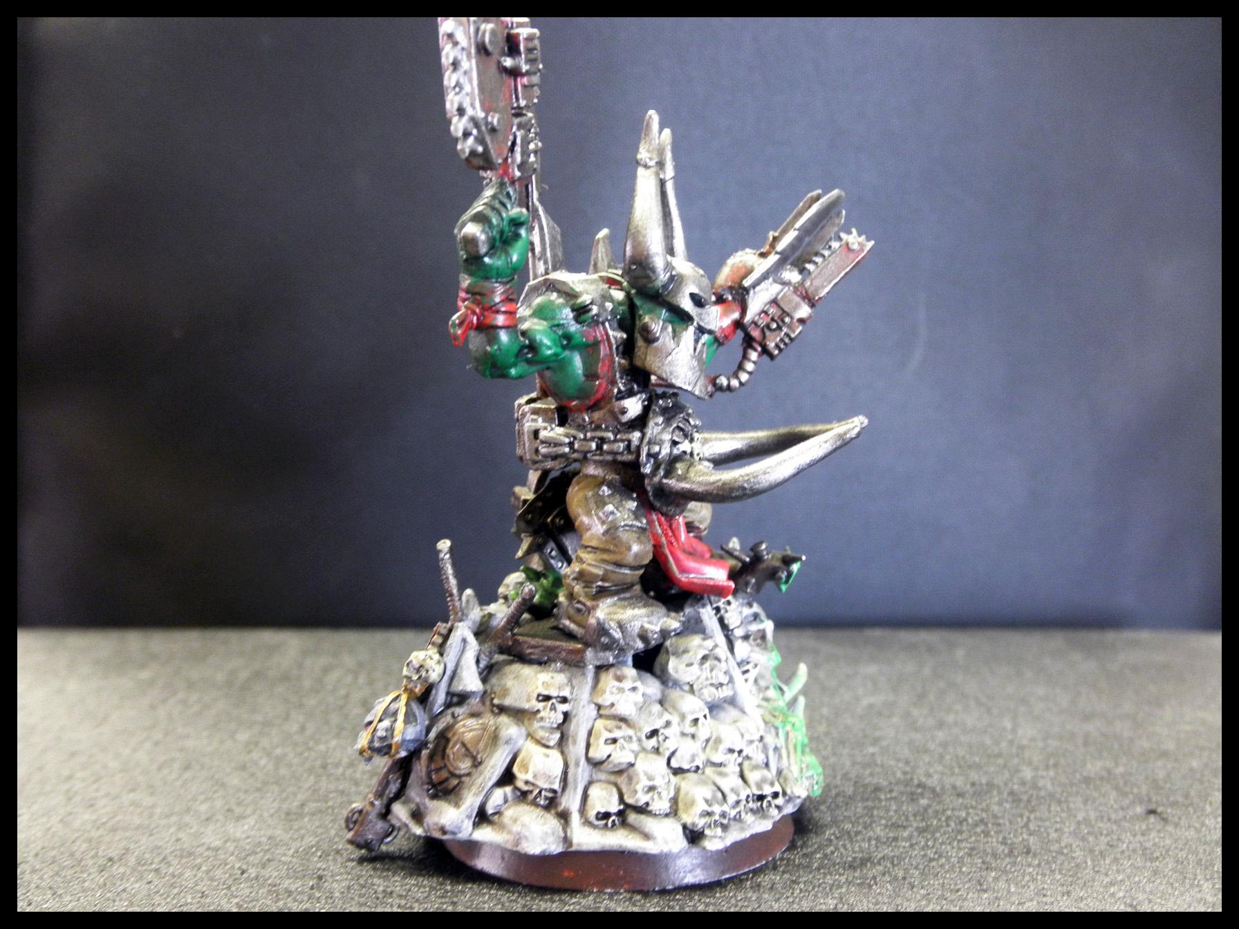 Green, Greenskins, Orks, Warboss
