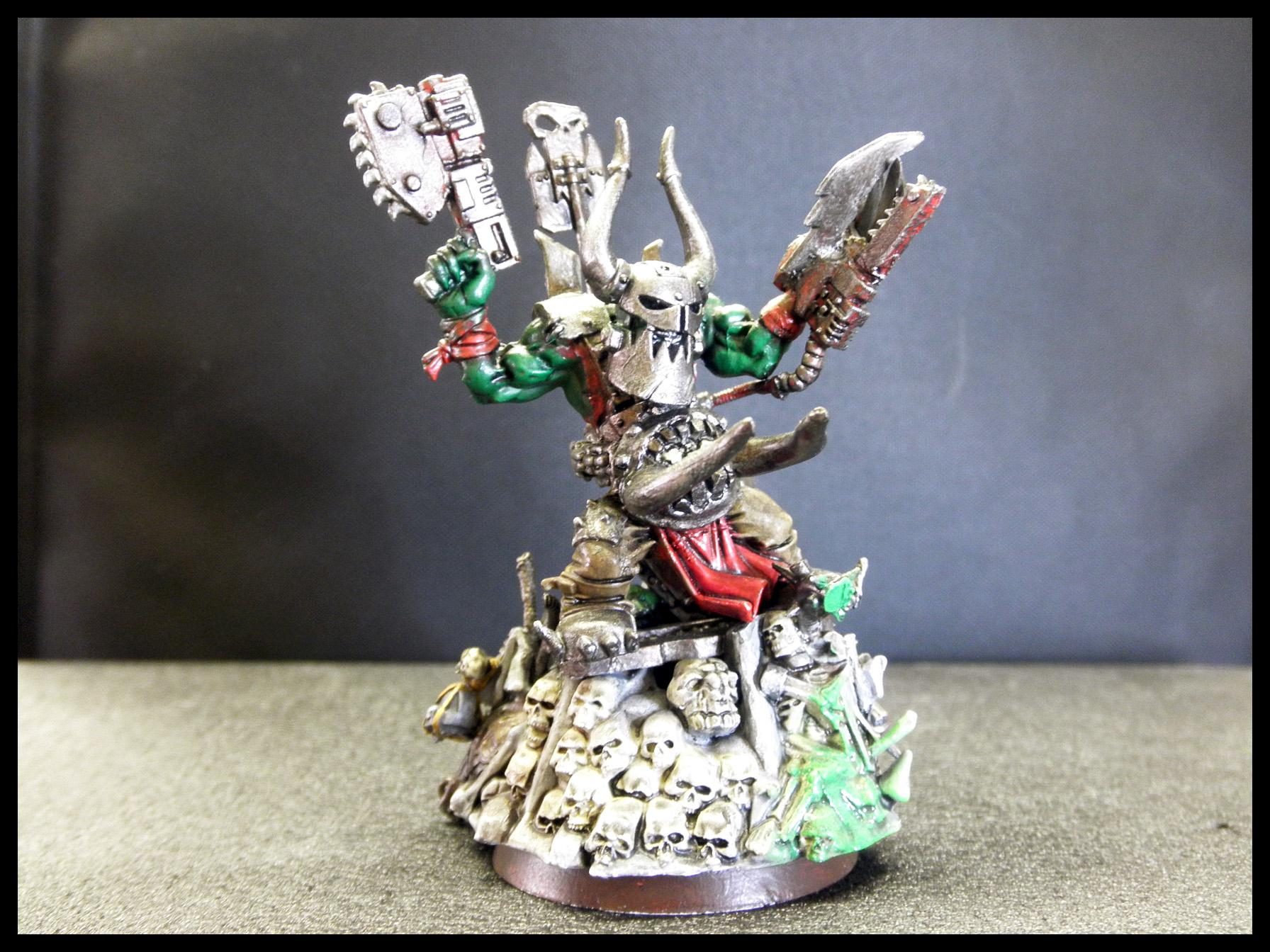 Green, Greenskins, Orks, Warboss