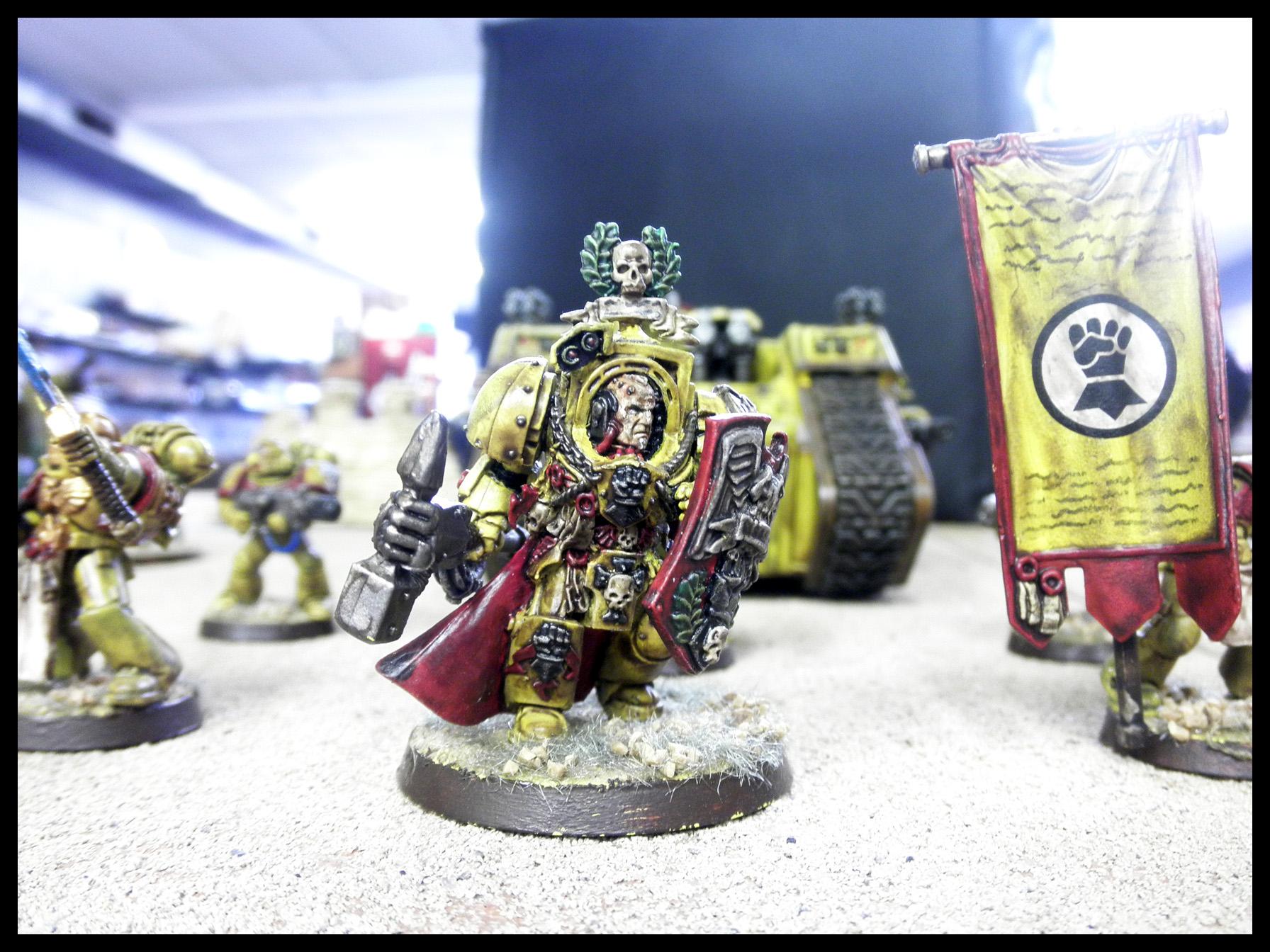 Captain, Darnath, Fists, Imperial, Imperial Fists, Lysander, Yellow
