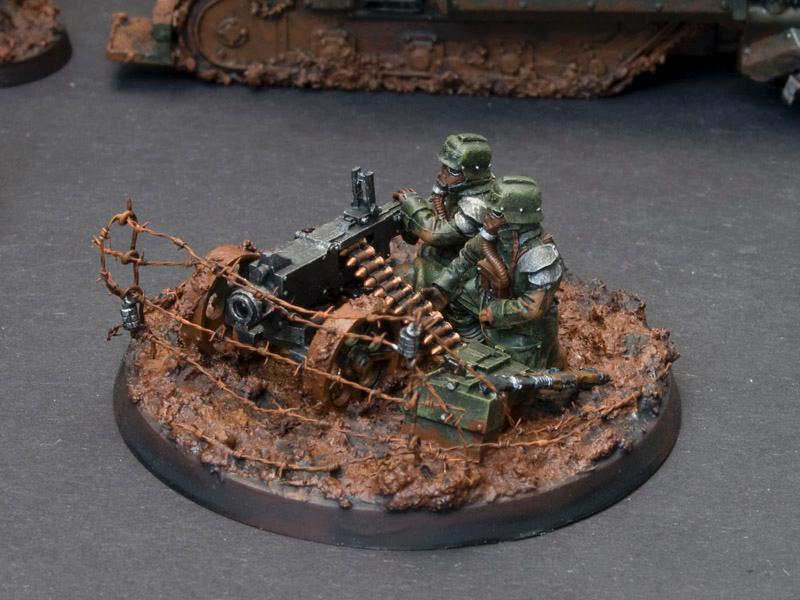 Death Korps of Krieg, Dk, Heavy Bolter Team