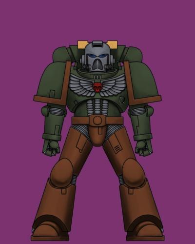 How The Assault Marines will be painted