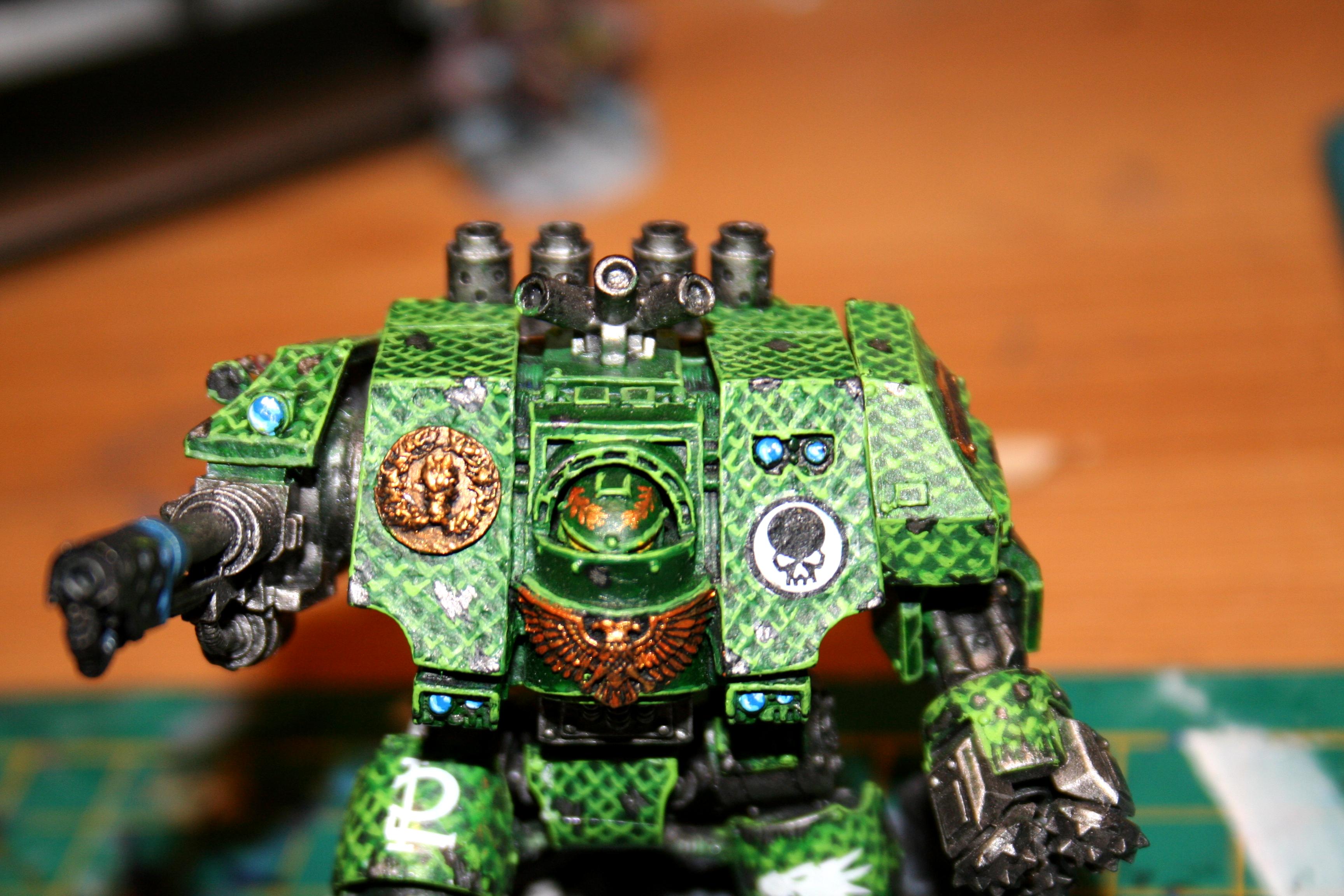 Dreadnought, Salamander, Space Marines