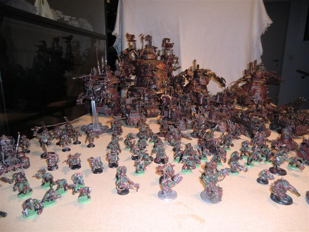 Orks Army Gargant Stomper Deathcopter Wartruck Rust