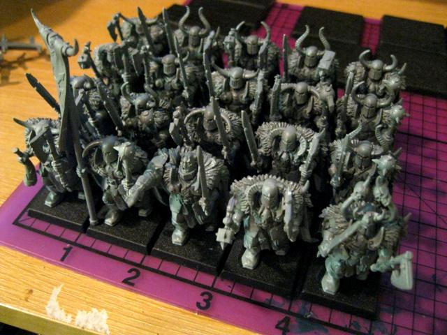 Chaos, Warhammer Fantasy, Warriors, Work In Progress
