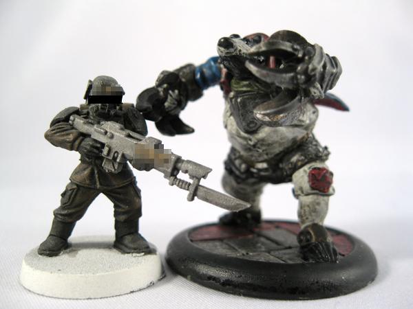 Brushfire, Badger-At-Claw Size Comparision