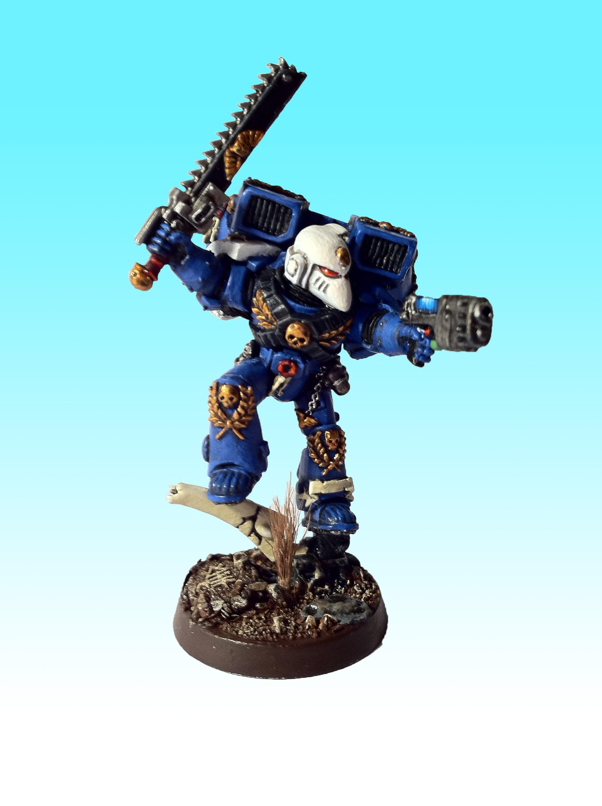 Jump Pack, Plasma, Plasma Pistol, Space Marines, Ultramarines, Vanguard, Veteran, Warhammer 40,000