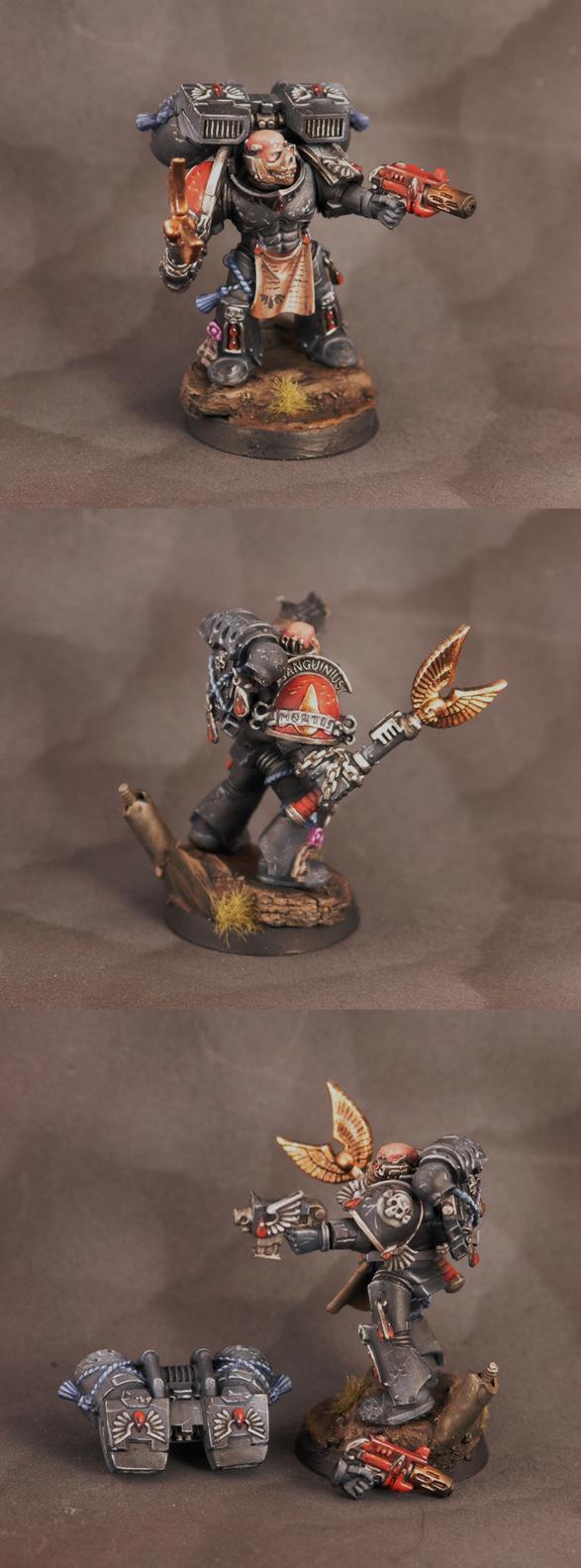 Blood Angels, Chaplain, Space Marines, Warhammer 40,000