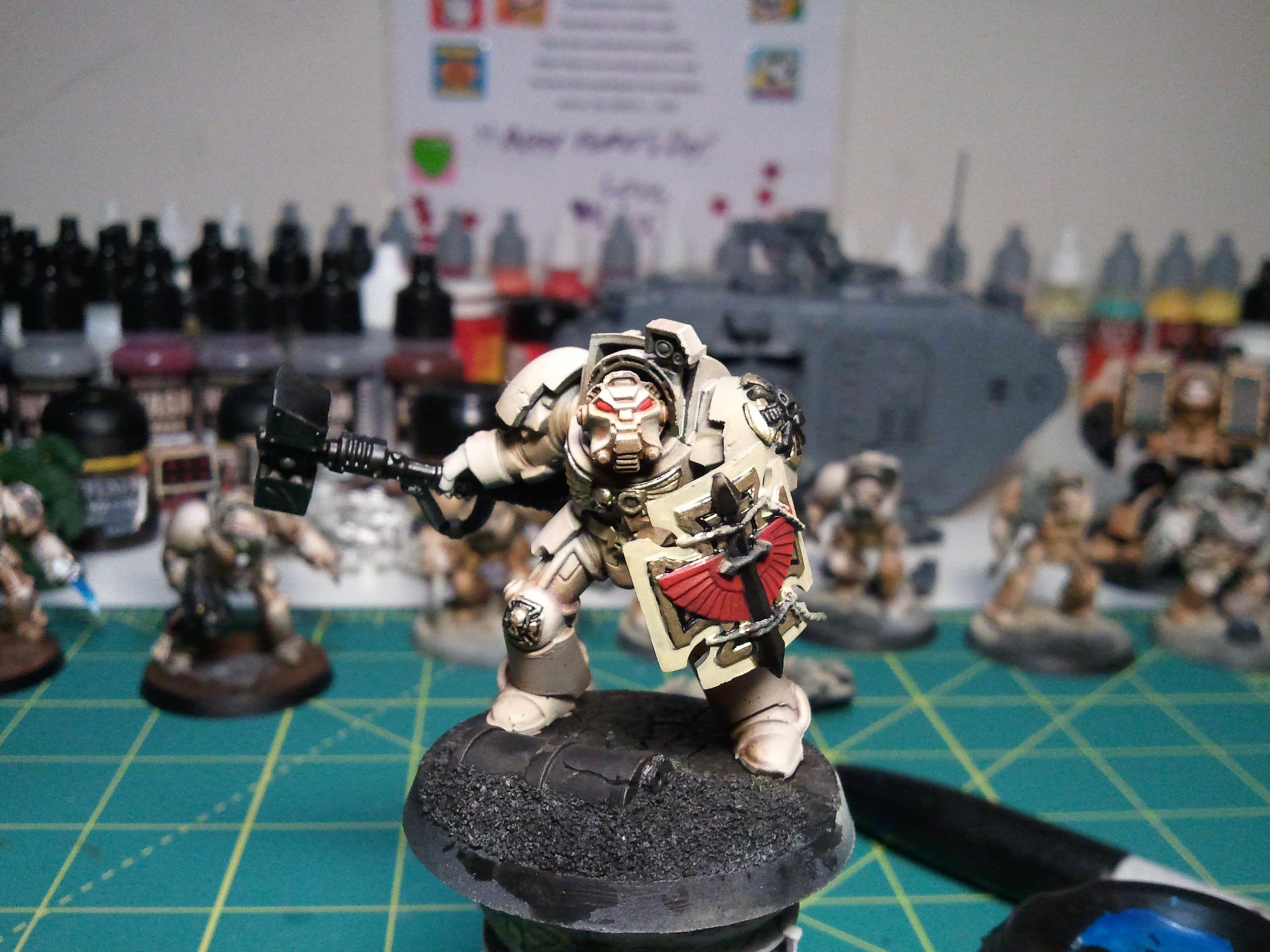 Imperial, Space Marines, Terminator Armor, White