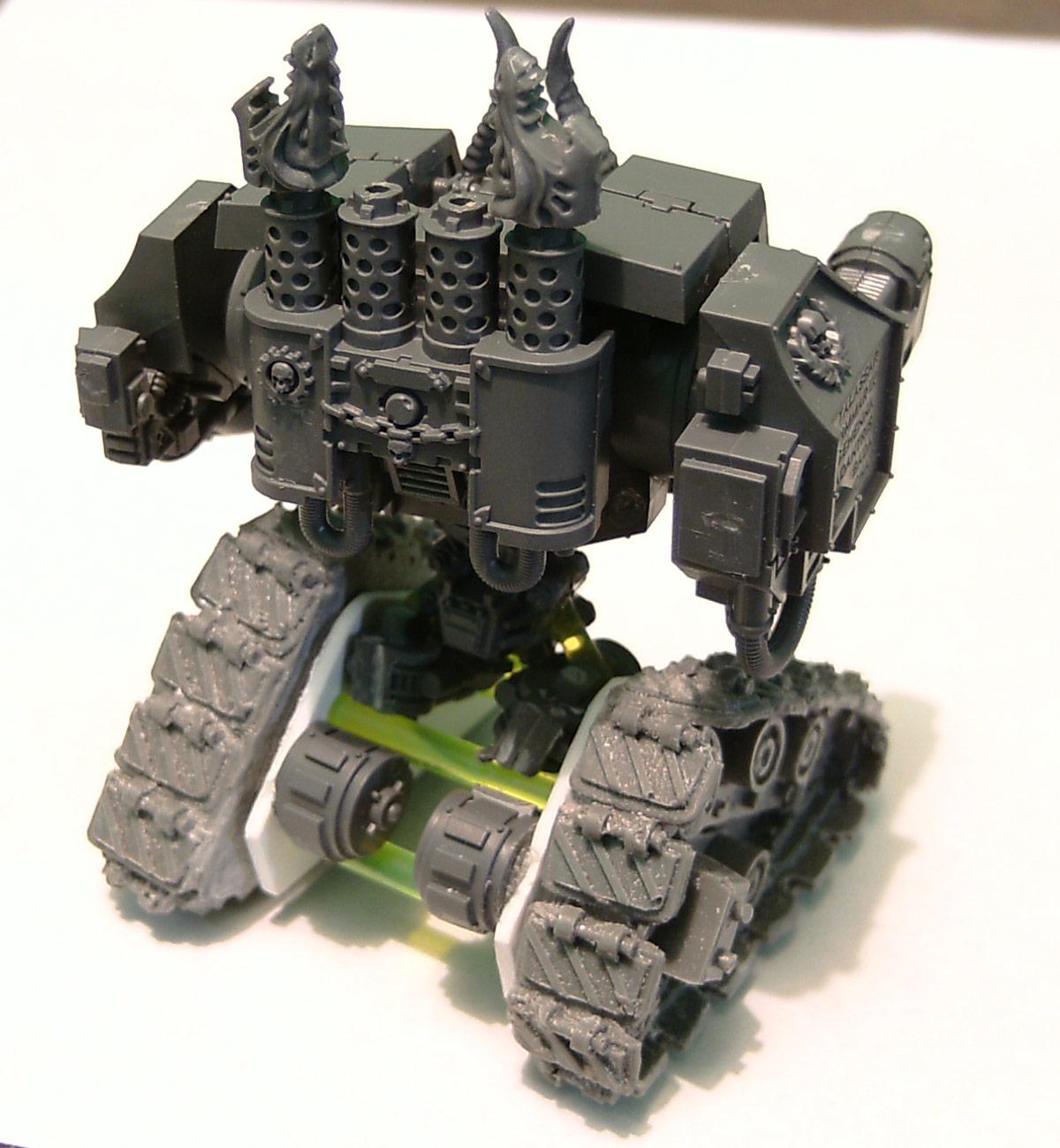 Chaos, Chaos Space Marines, Conversion, Dreadnought, Iron Marauders, Iron Warriors, Ouze, Treads, Warhammer 40,000