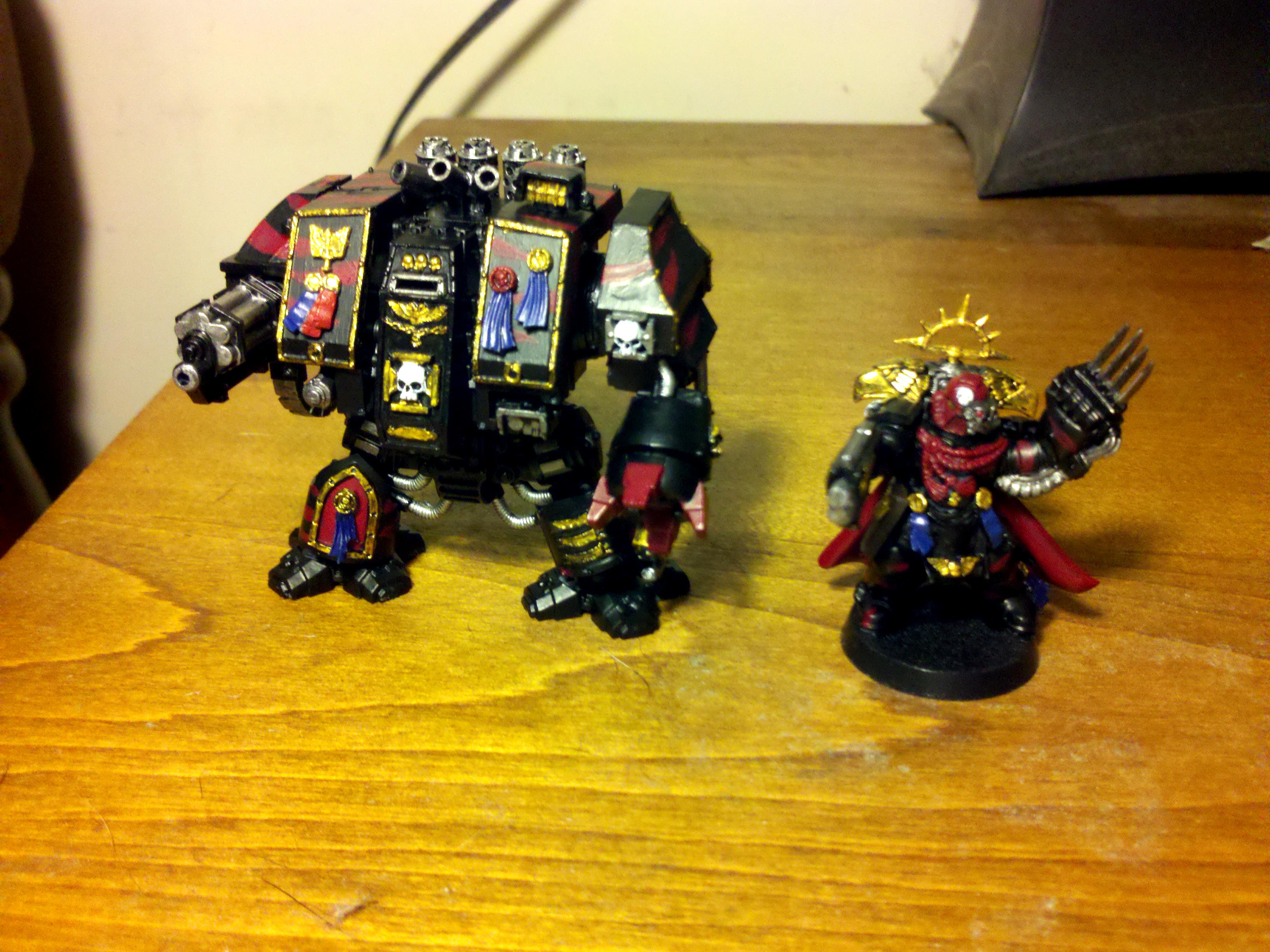 Doom Tigers Dreadnought and Captain Front