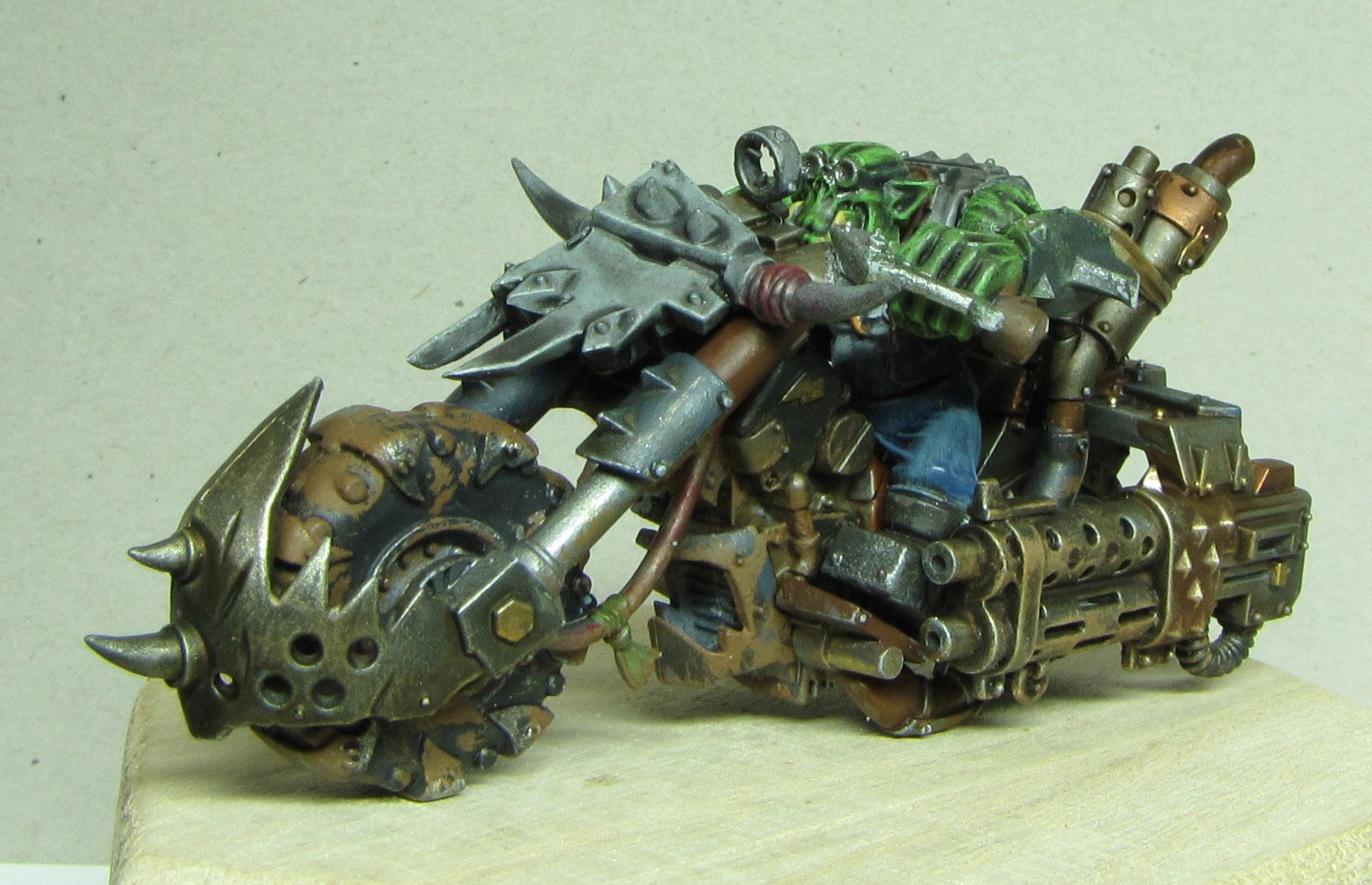Boy, Burnas, Lootas, Orcs, Orks, Stompa, Trukk, Warboss, Warhammer 40,000, Warhammer Fantasy