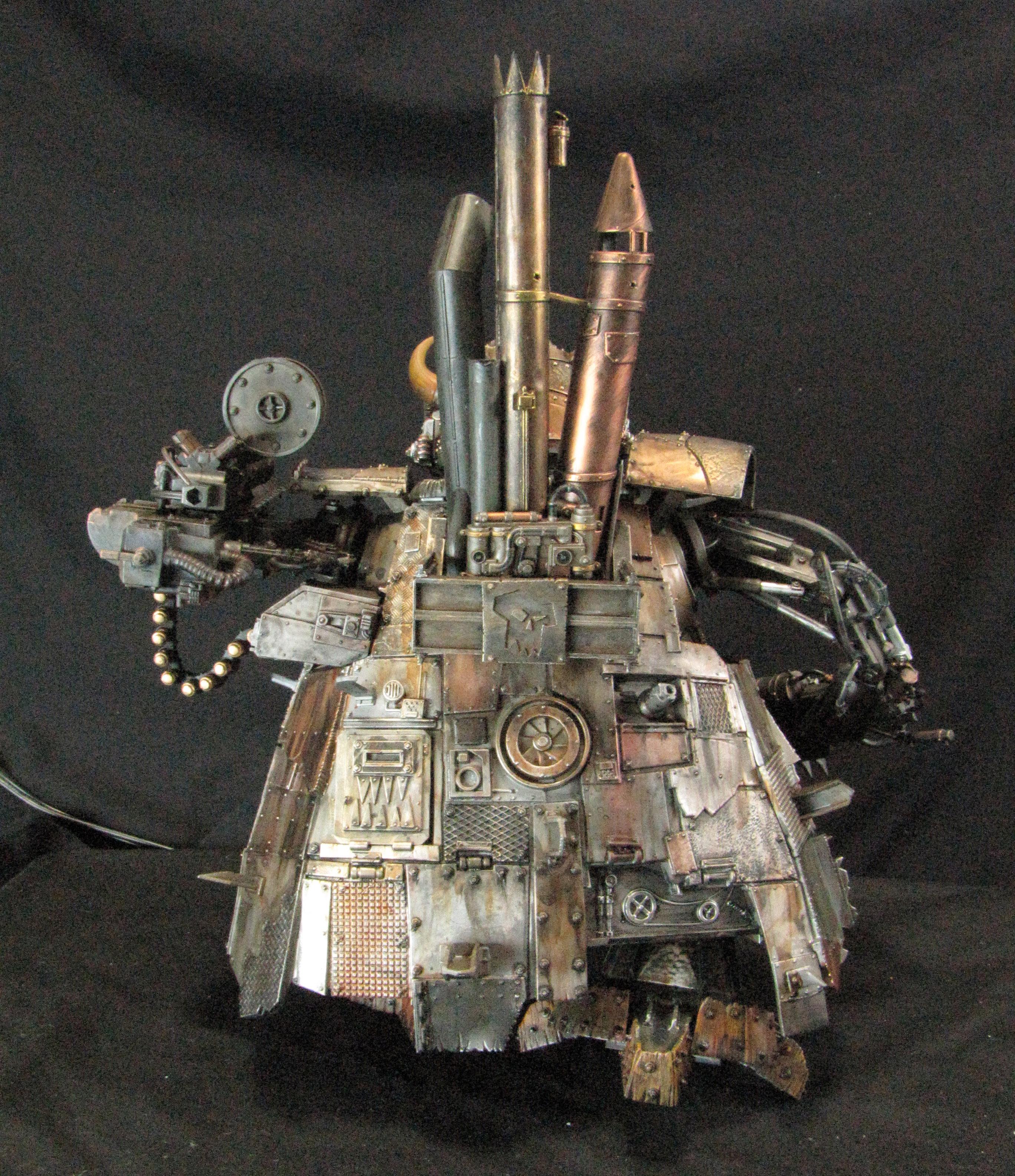 Boy, Burnas, Lootas, Orcs, Ork Stompa, Orks, Stompa, Trukk, Warboss, Warhammer 40,000, Warhammer Fantasy