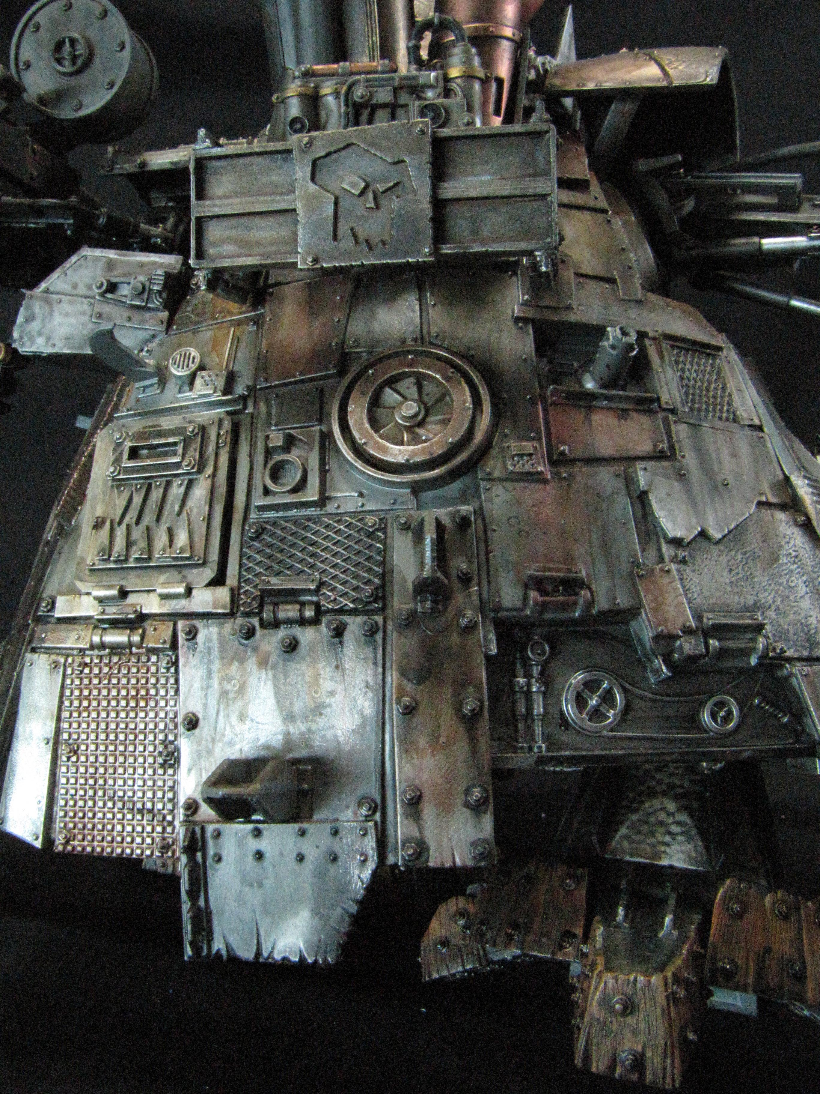 Boy, Burnas, Lootas, Orcs, Ork Stompa, Orks, Stompa, Trukk, Warboss, Warhammer 40,000, Warhammer Fantasy