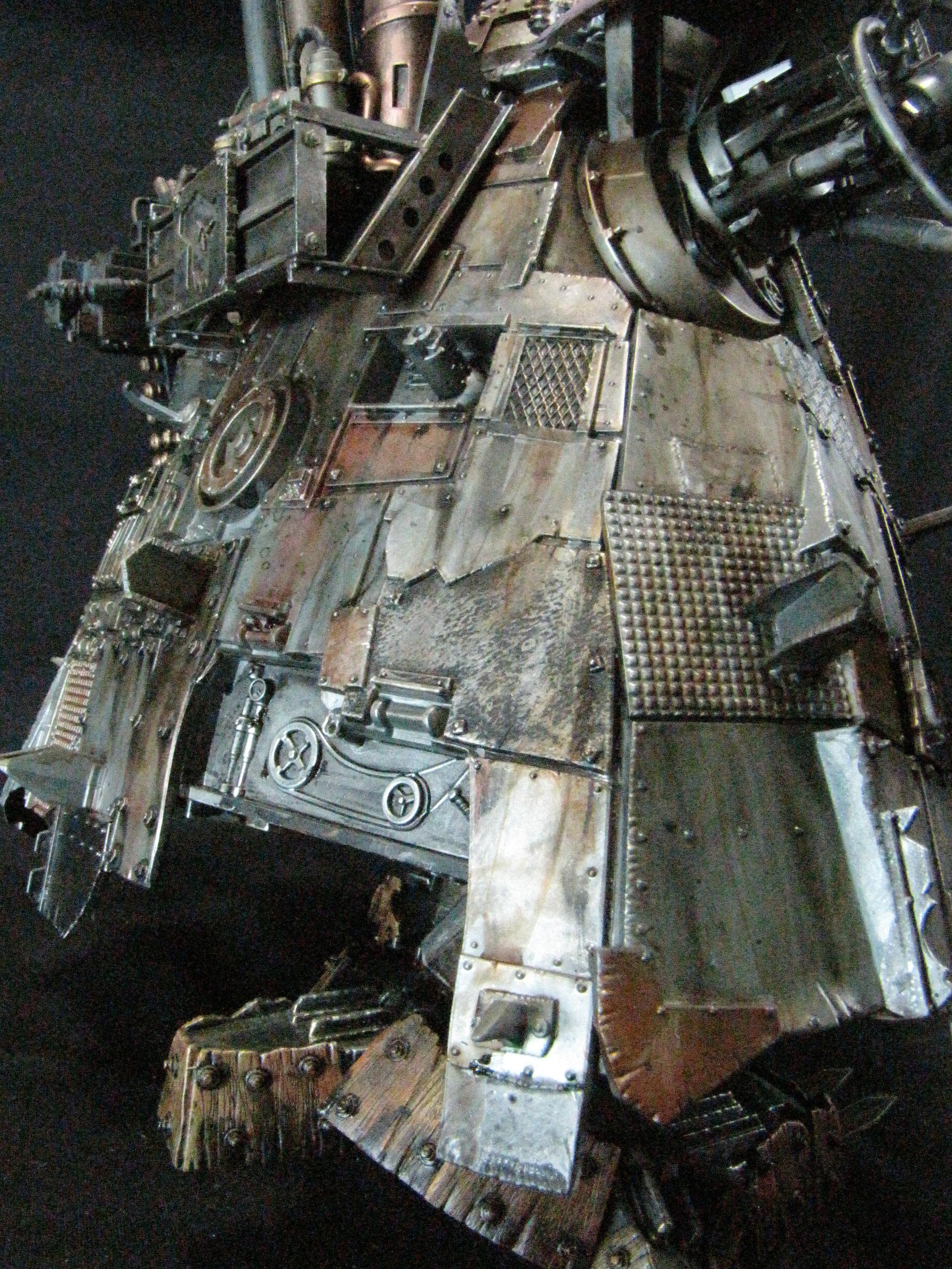 Boy, Burnas, Lootas, Orcs, Ork Stompa, Orks, Stompa, Trukk, Warboss, Warhammer 40,000, Warhammer Fantasy