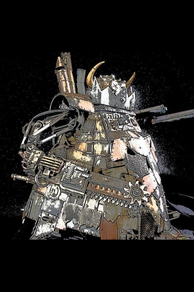 Boy, Burnas, Lootas, Orcs, Orks, Stompa, Trukk, Warboss, Warhammer 40,000, Warhammer Fantasy