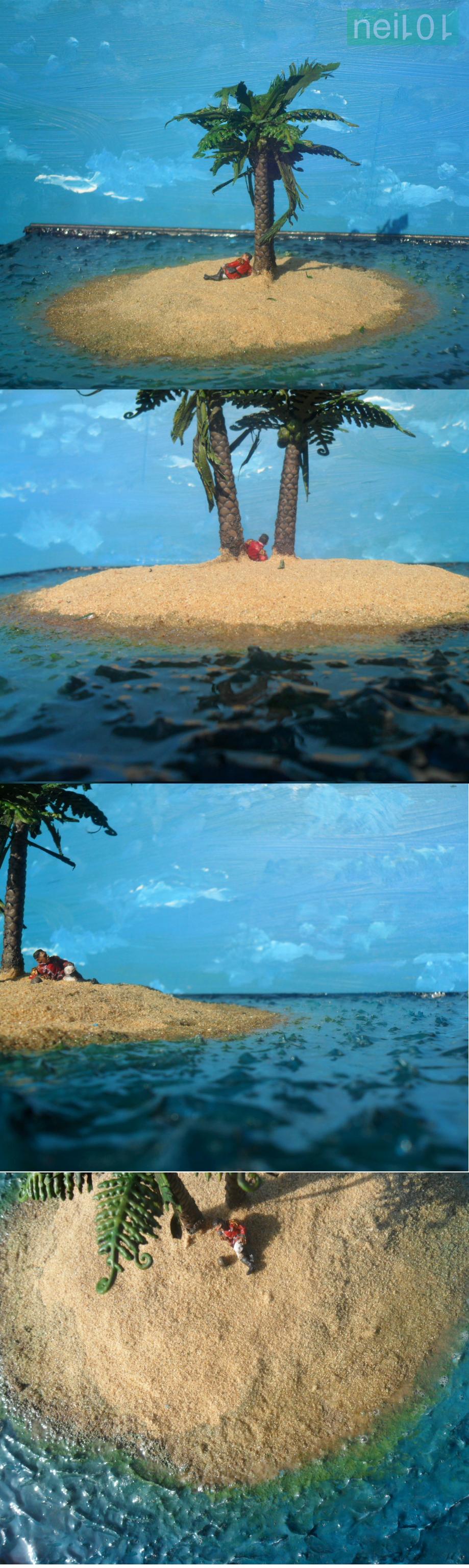 Beach, Diorama, Imperial Guard, Island, Pretorian, Sand, Scratch Build, Water, Water Effects